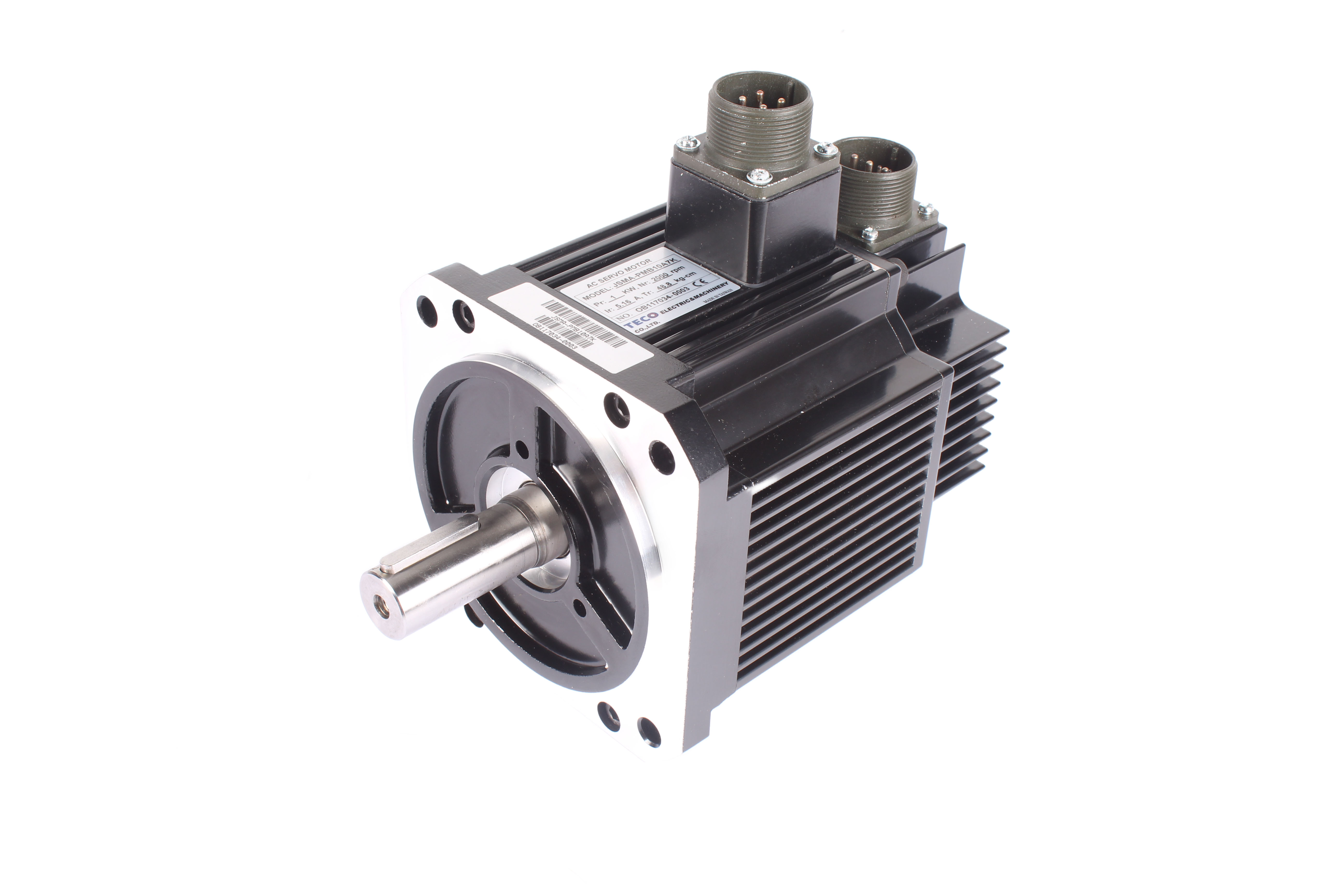 TECO JSMA-PMB10A7K SERVOMOTOR 1 KW 2000 OBR/MIN 5.16A 