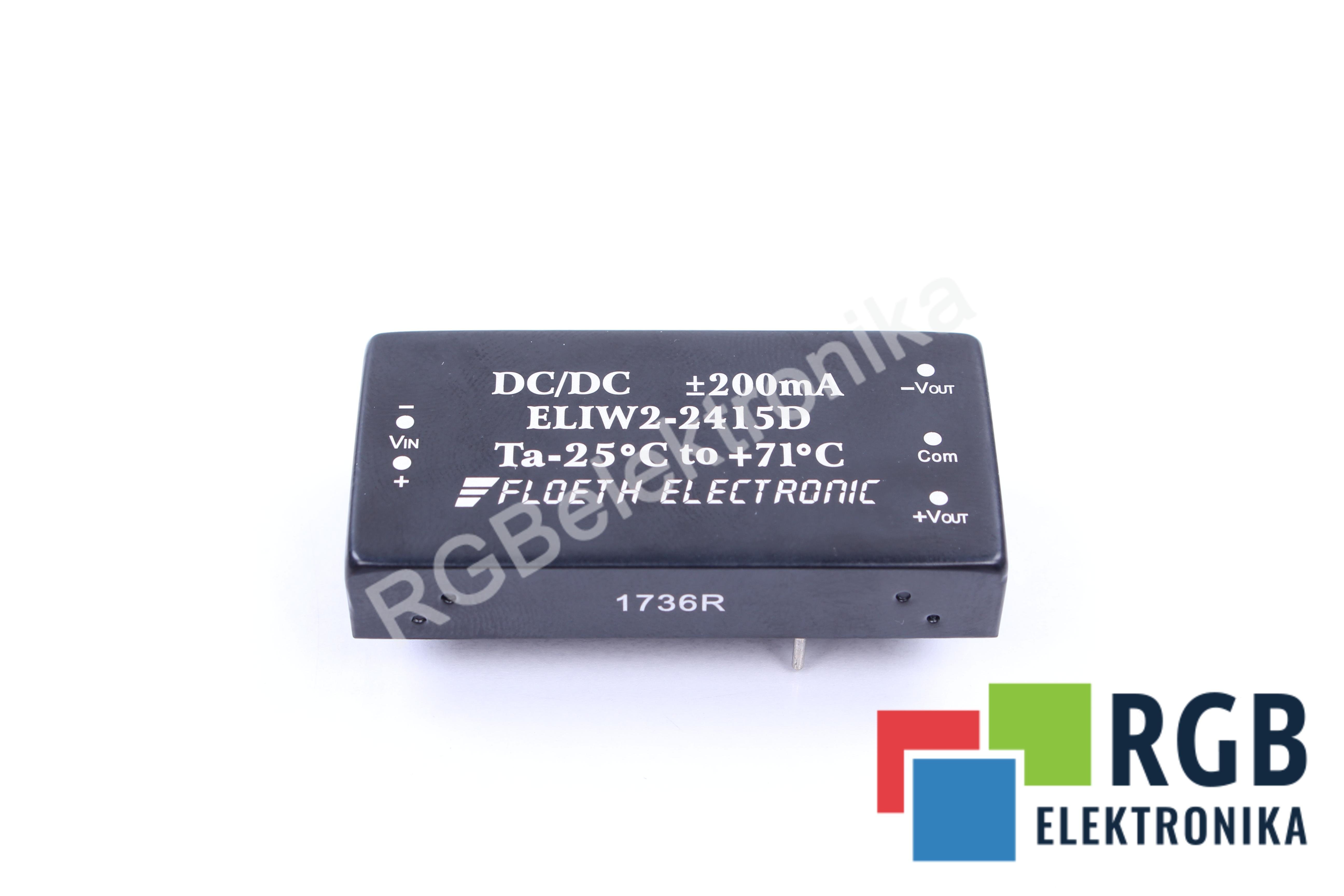 NOWY KONWERTER DC/DC ELIW2-2415D FLOETH ELECTRONIC