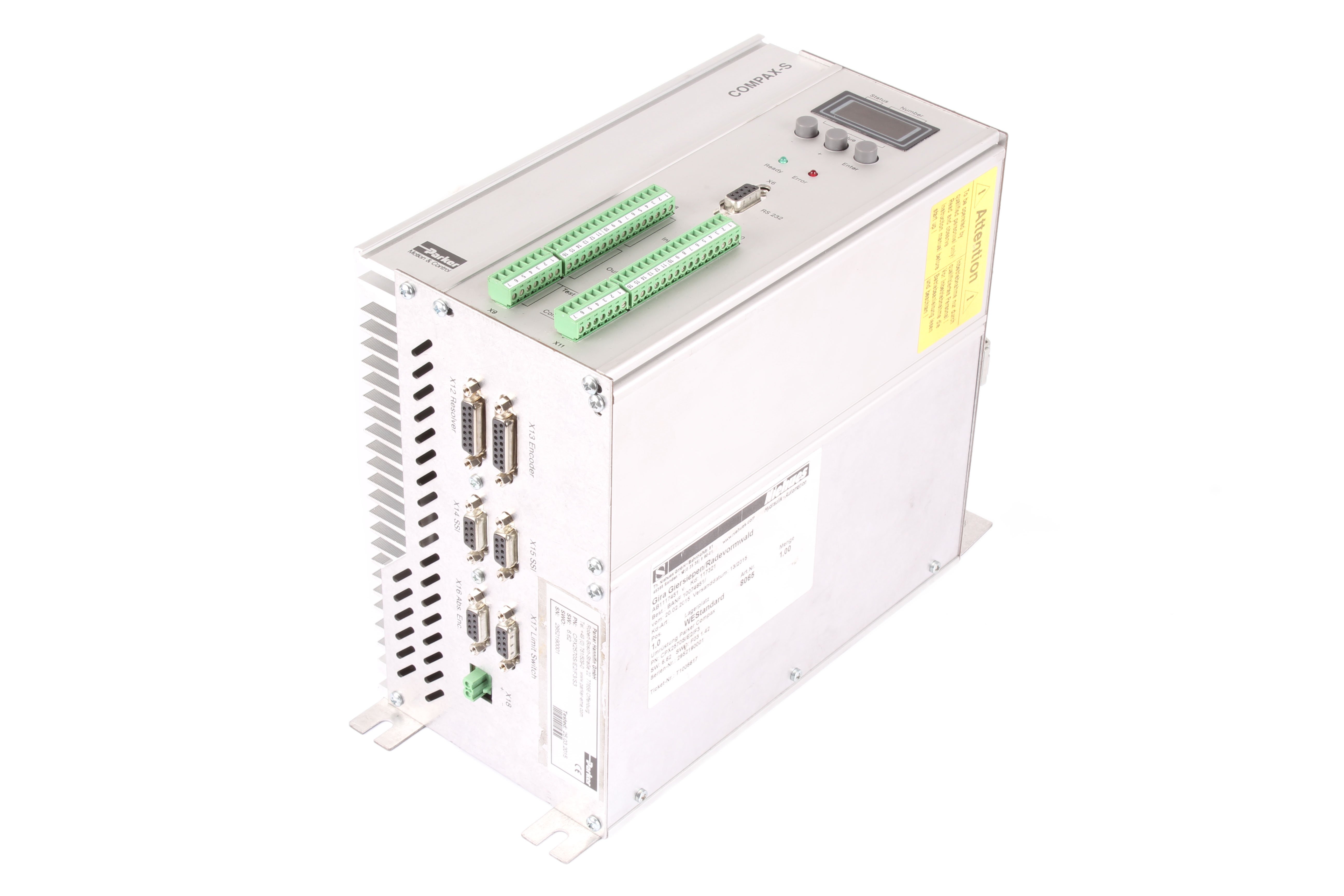 PARKER HANNIFIN CPX2570S/E2/F3/S3 3 -F 