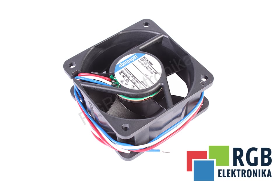 EBM PAPST 614N/2HHR 60X60X25MM 9292206086 WENTYLATOR OSIOWY 24V 0.12A 60 MM 25 MM 60 MM 
