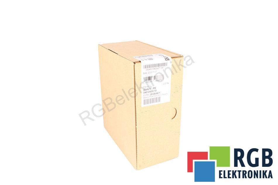 PHOENIX CONTACT QUINT4-PS/3AC/24DC/10 2904621 10 A 240 W ZASILACZ 3 -F MONTAŻ NA SZYNIE DIN 240W 24 V DC 10A 400 V AC 