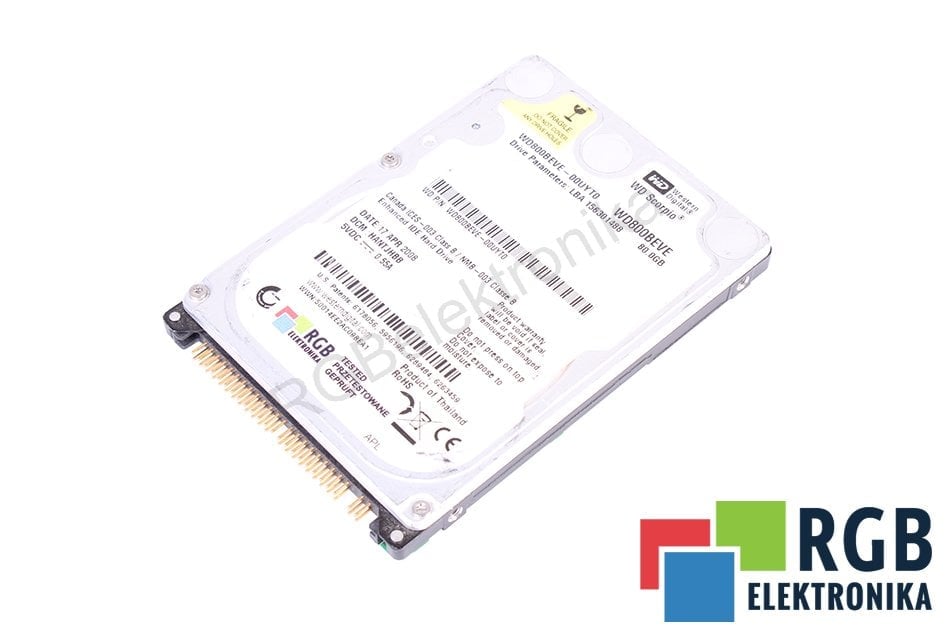 WESTERN DIGITAL WD800BEVE-00UYT0 80GB ATA-100 WD SCORPIO