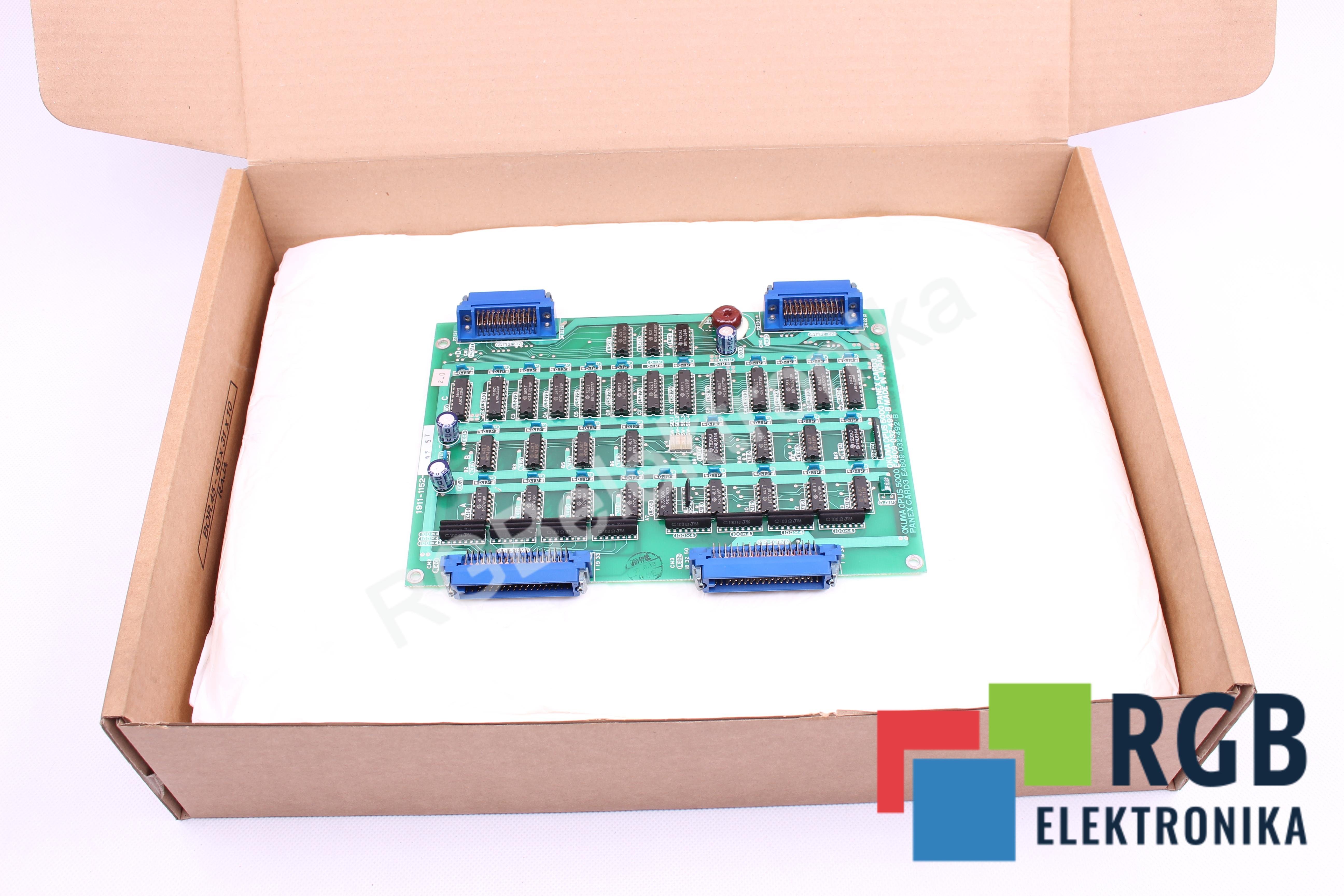 PANEX CARD3 E4809-032-492-B 1911-1152-37.57 OPUS 5000 OKUMA