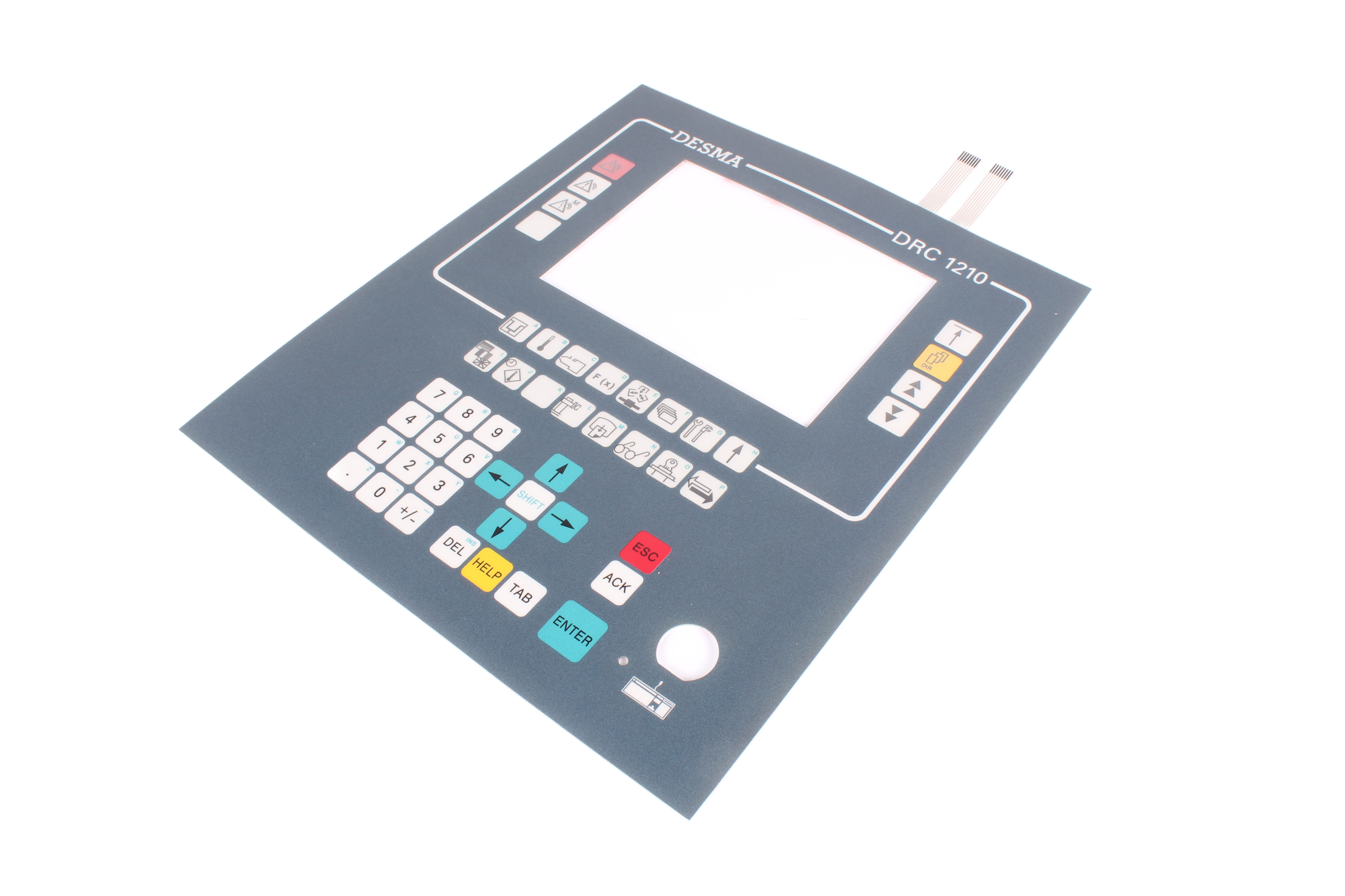 TASTATUR FÜR 733/256/K/CF4G/XPE KEYPAD DESMA DRC1210 B-12650/00 IPC306 ERSATZ