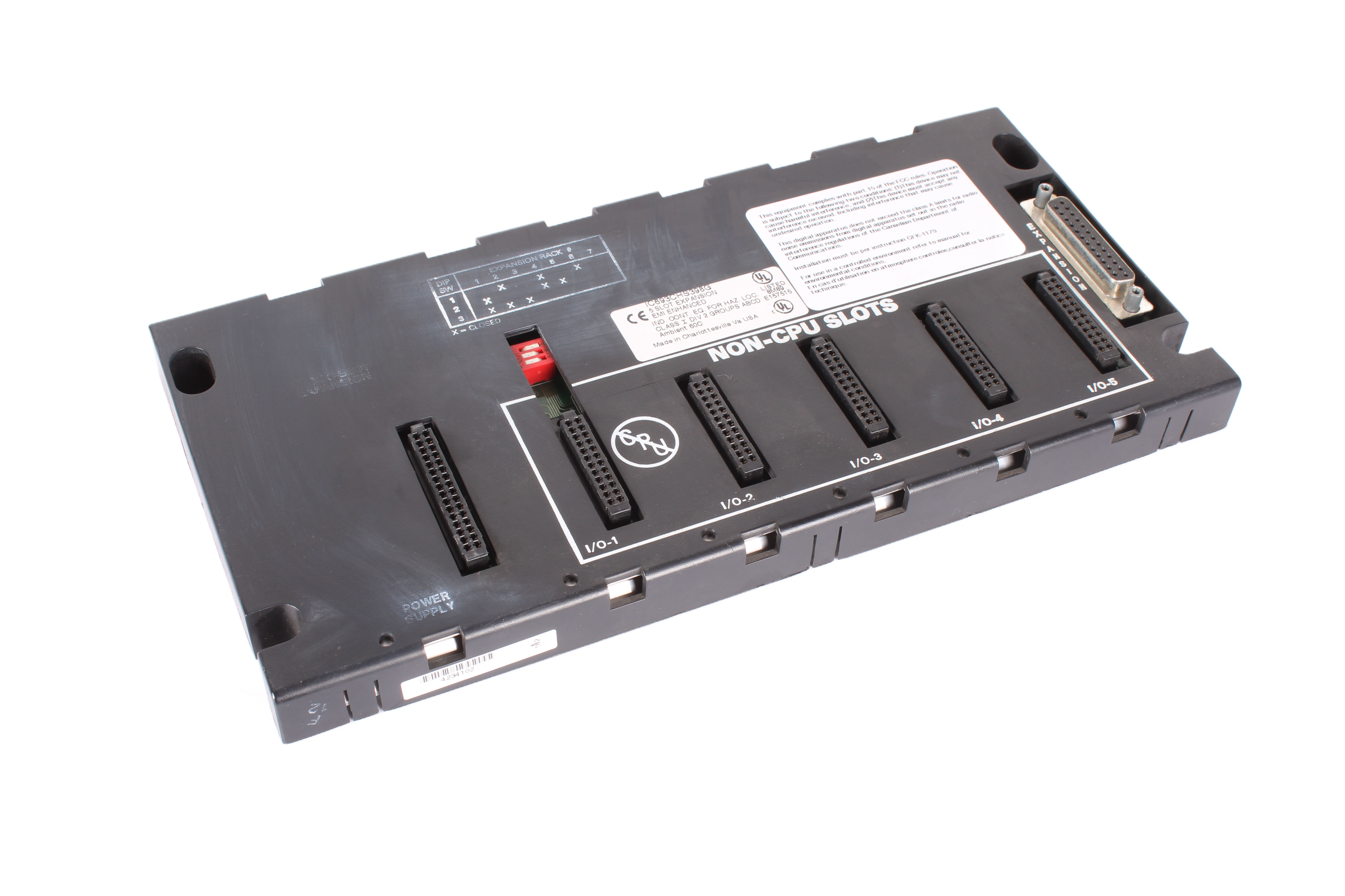 IC693CHS398G 5 SLOT EXPANSION EMI ENHANCED GE FANUC
