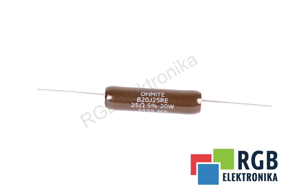OHMITE B20J25RE REZYSTOR 25 OHM 