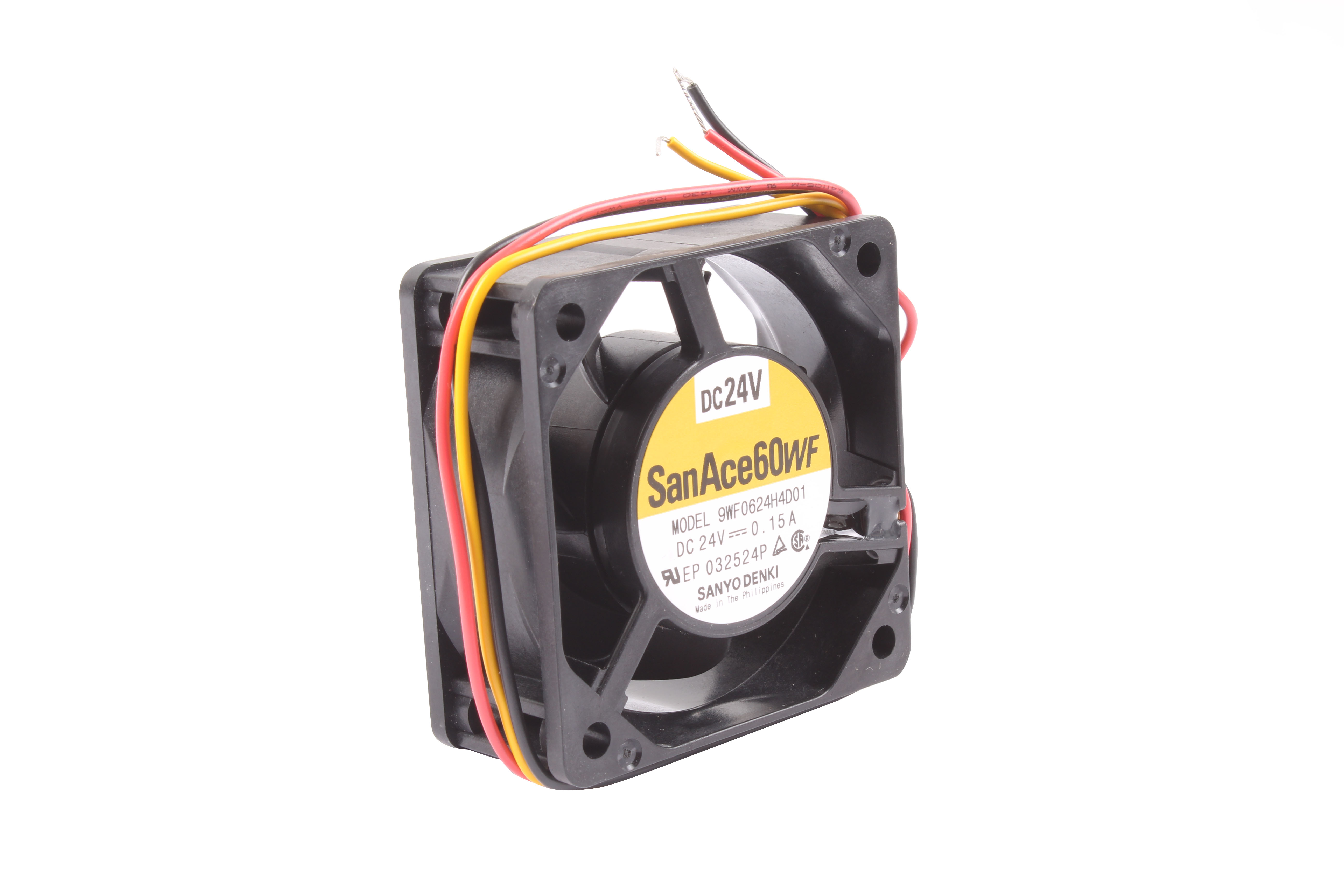 SANYO DENKI 9WF0624H4D01 24V 60X60X25MM VENTILATEUR AXIAL 24V 60 MM 25 MM 60 MM 