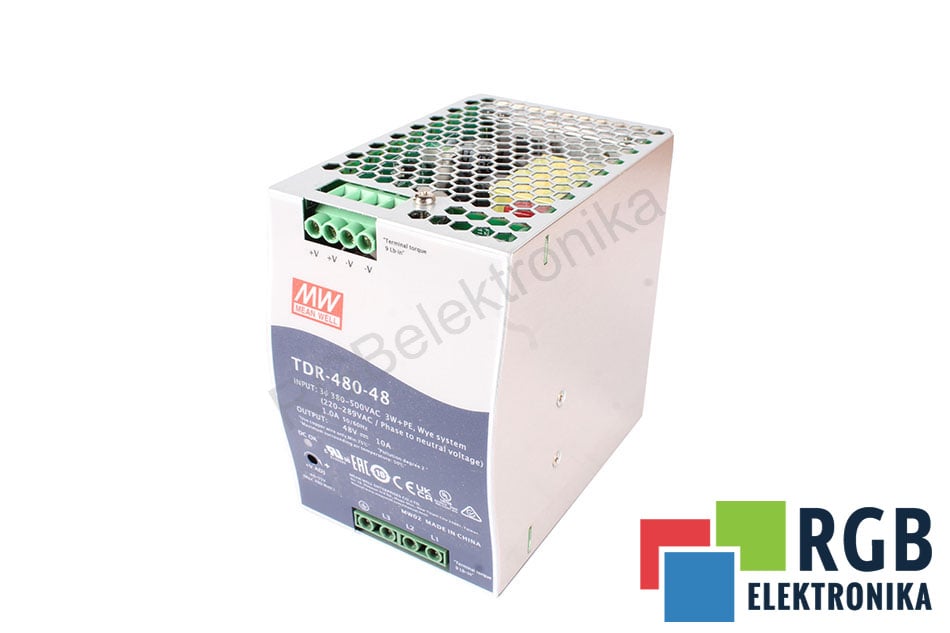 TDR-480-48 MEAN WELL ZASILACZ DIN AC/DC 480W