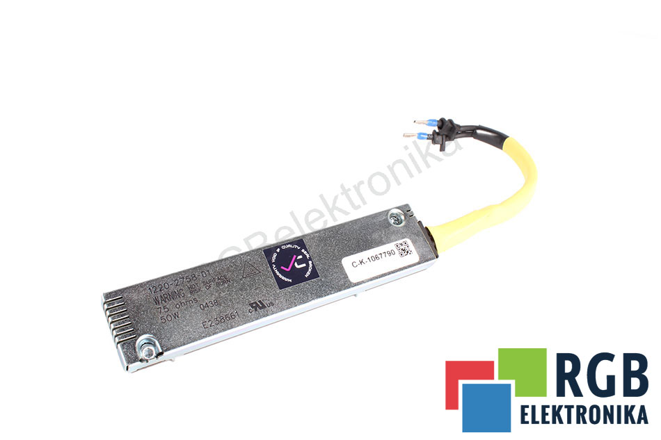 CONTROL TECHNIQUES 1220-2758-01 MÓDULO DE FRENADO 0.05 KW 75 OHM 
