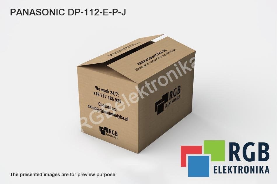 DP-112-E-P-J PANASONIC CZUJNIK CIŚNIENIA 10BAR 24VDC 