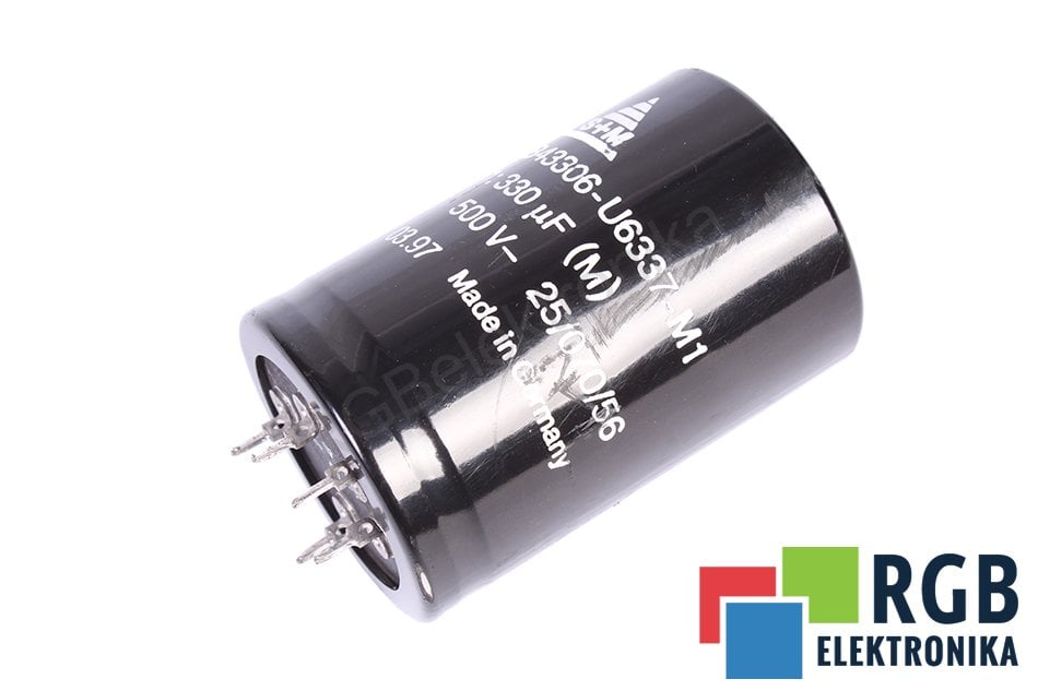 S+M B43306-U6337-M1 CONDENSATEUR 500V 330 UF 