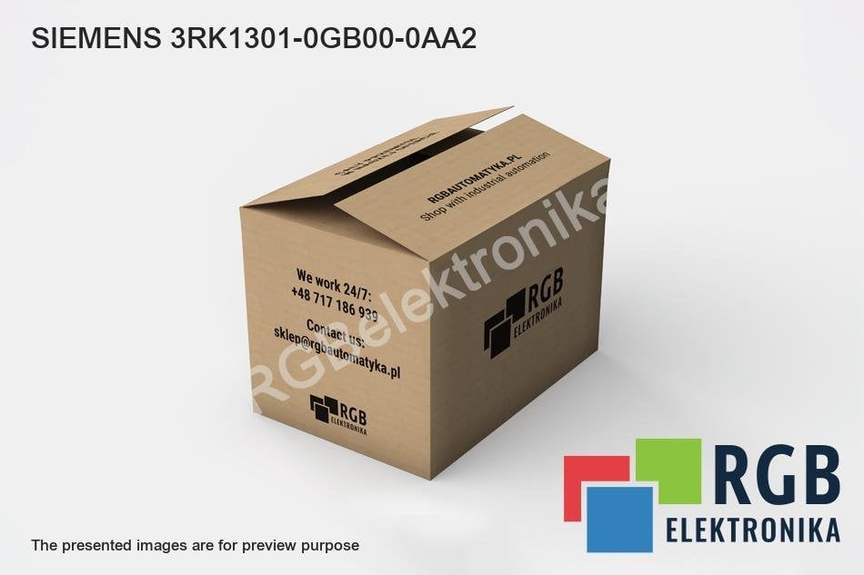 SIEMENS 3RK1301-0GB00-0AA2 CONTACTOR 