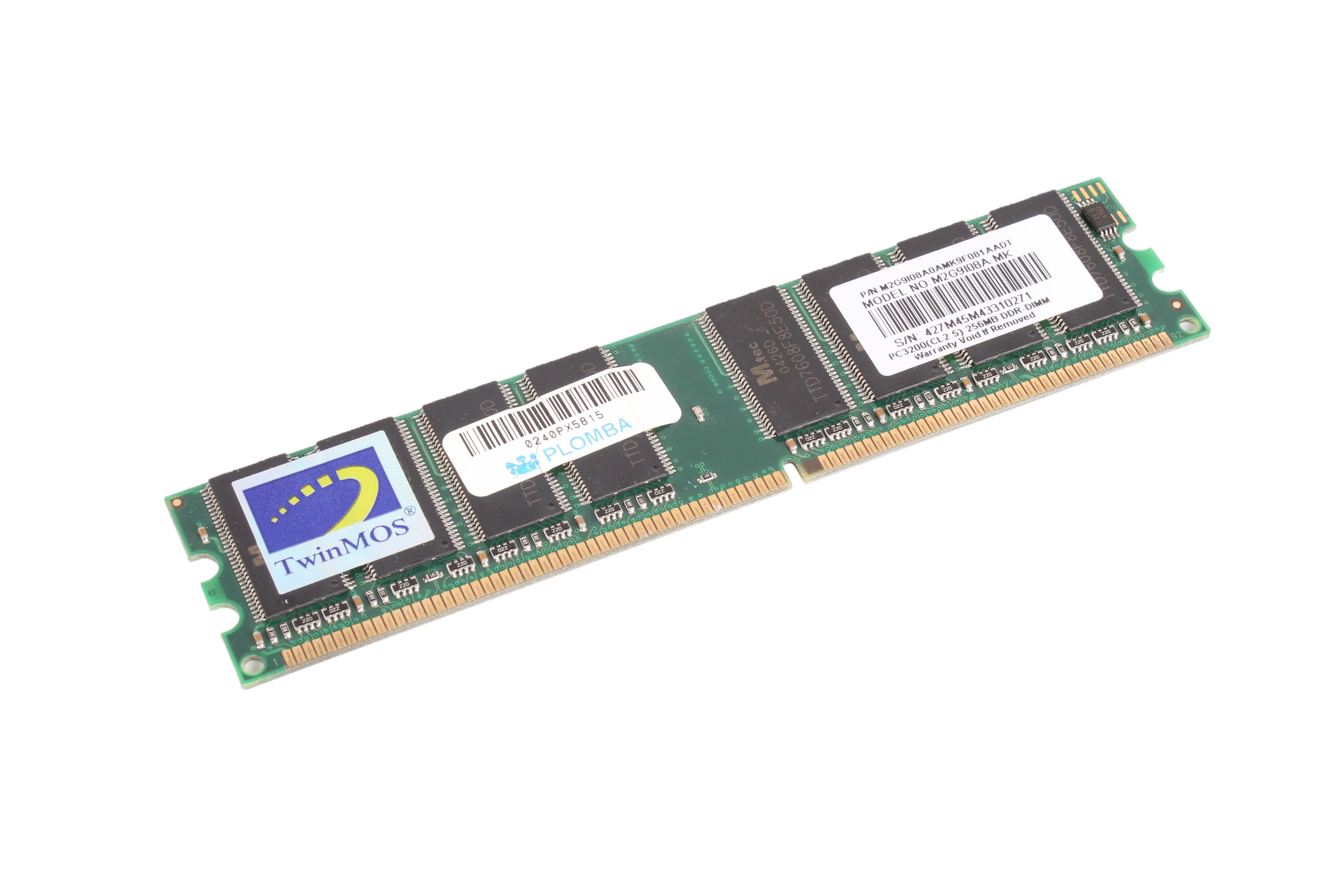 TWINMOS M2G9I08A-MK 256MB DDR-DIMM 