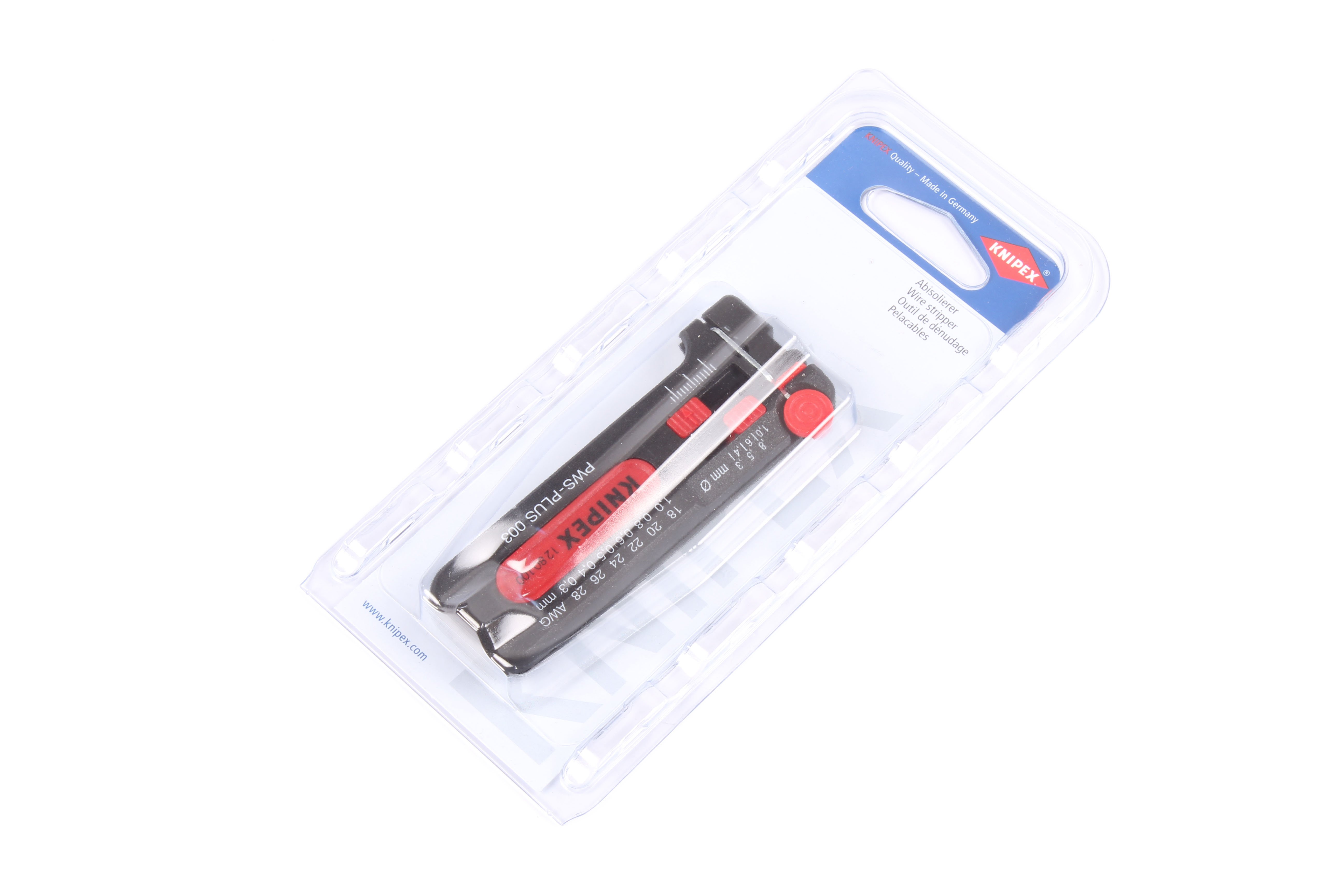 KNIPEX 1280100SB 12 80 100 SB ŚCIĄGACZ IZOLACJI W WERSJI MINIATUROWEJ 100X84X19MM 0.3-1 MM 
