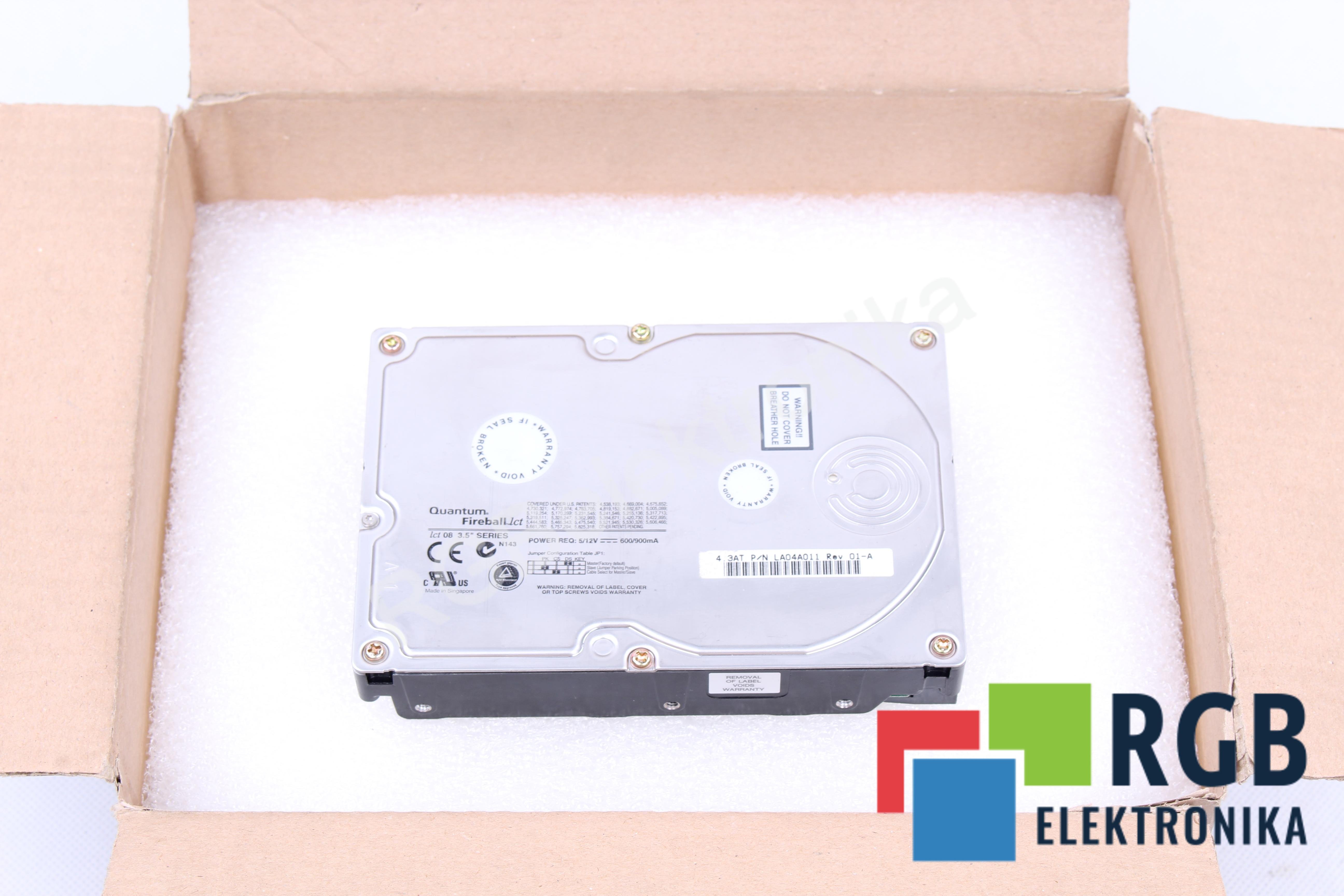 DYSK TWARDY 3.5" LA04A011 4.3GB IDE FIREBALL QUANTUM
