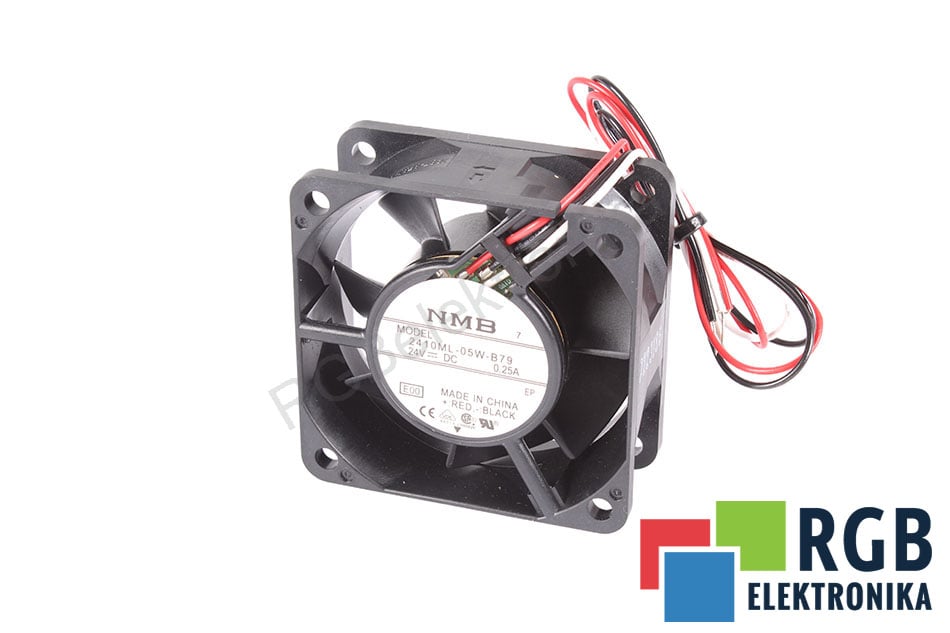 NMB TECHNOLOGIES 2410ML-05W-B79 24VDC 0.25A 60X60X25MM AXIALGEBLÄSE 24V 0.25A 60 MM 25 MM 60 MM 