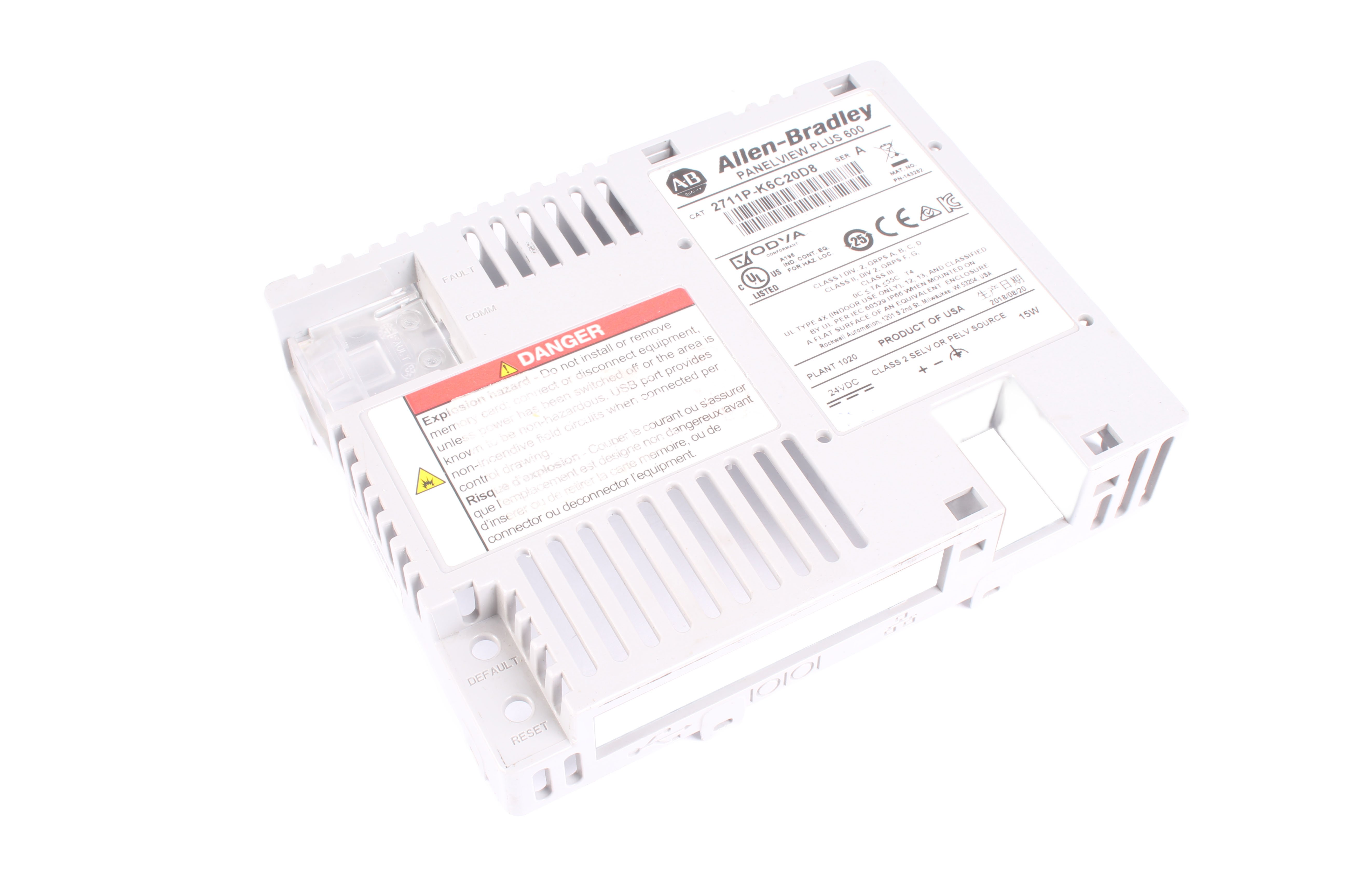ALLEN BRADLEY 2711P-K6C20D8 BACK COVER ALLOGGIAMENTO DEL PANNELLO OPERATORE 