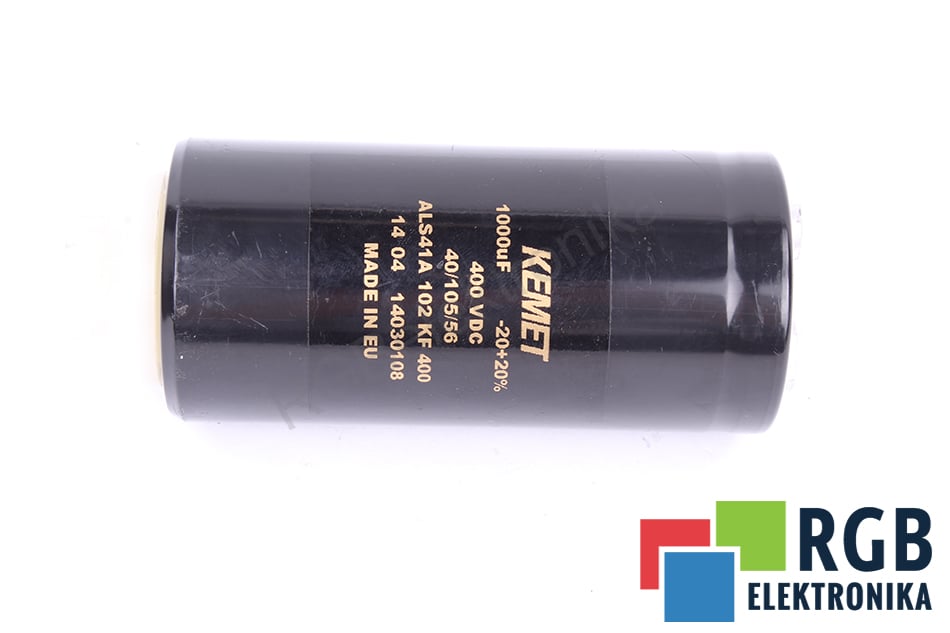 KONDENSATOR 1000UF 400VDC ALS41A KEMET