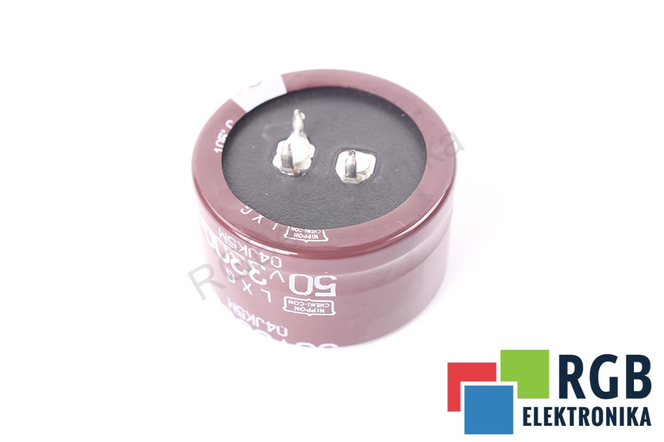 KONDENSATOR 04JK5M 3300UF 50VDC NIPPON CHEMI-CON