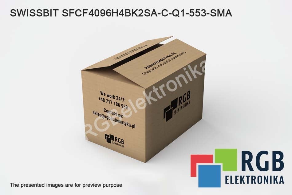 SWISSBIT SFCF4096H4BK2SA-C-Q1-553-SMA