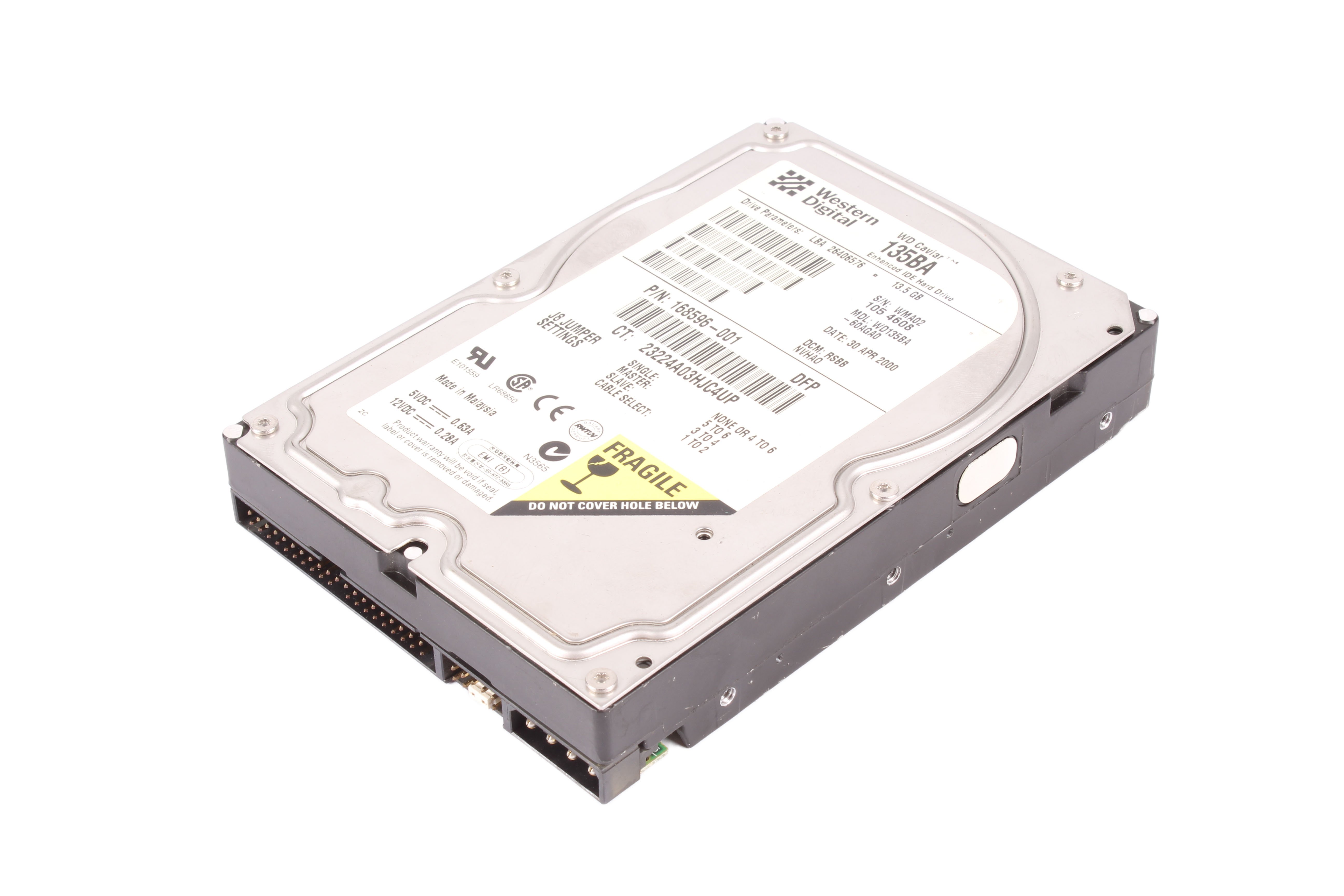 WESTERN DIGITAL WD135BA-60AGA0 WD CAVIAR 135BA 13.5GB HDD 