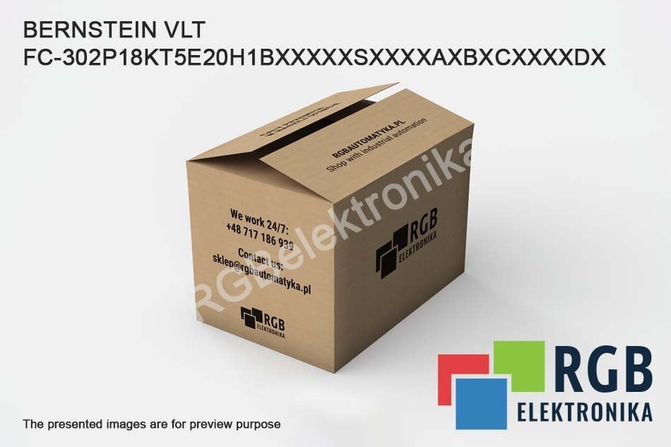 BERNSTEIN VLT FC-302P18KT5E20H1BXXXXXSXXXXAXBXCXXXXDX 