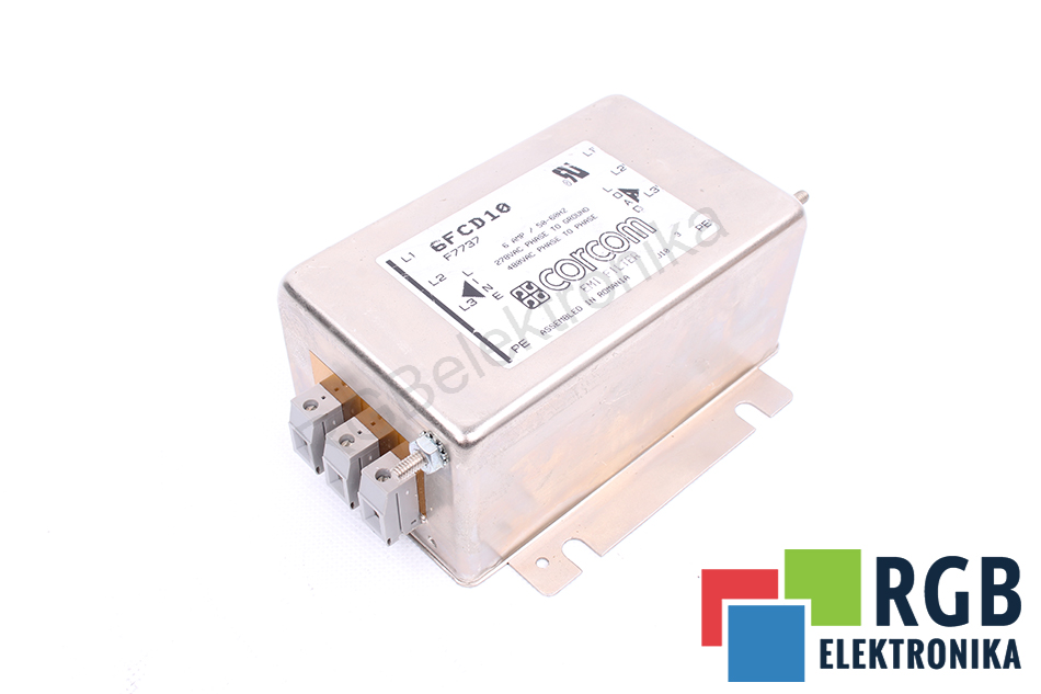 FILTR 6FCD10 278/480VAC 6A 50/60HZ CORCOM