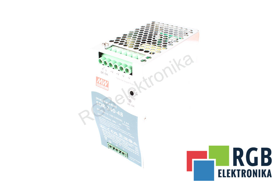 SDR-240-48 MEAN WELL ZASILACZ DIN AC/DC 240W
