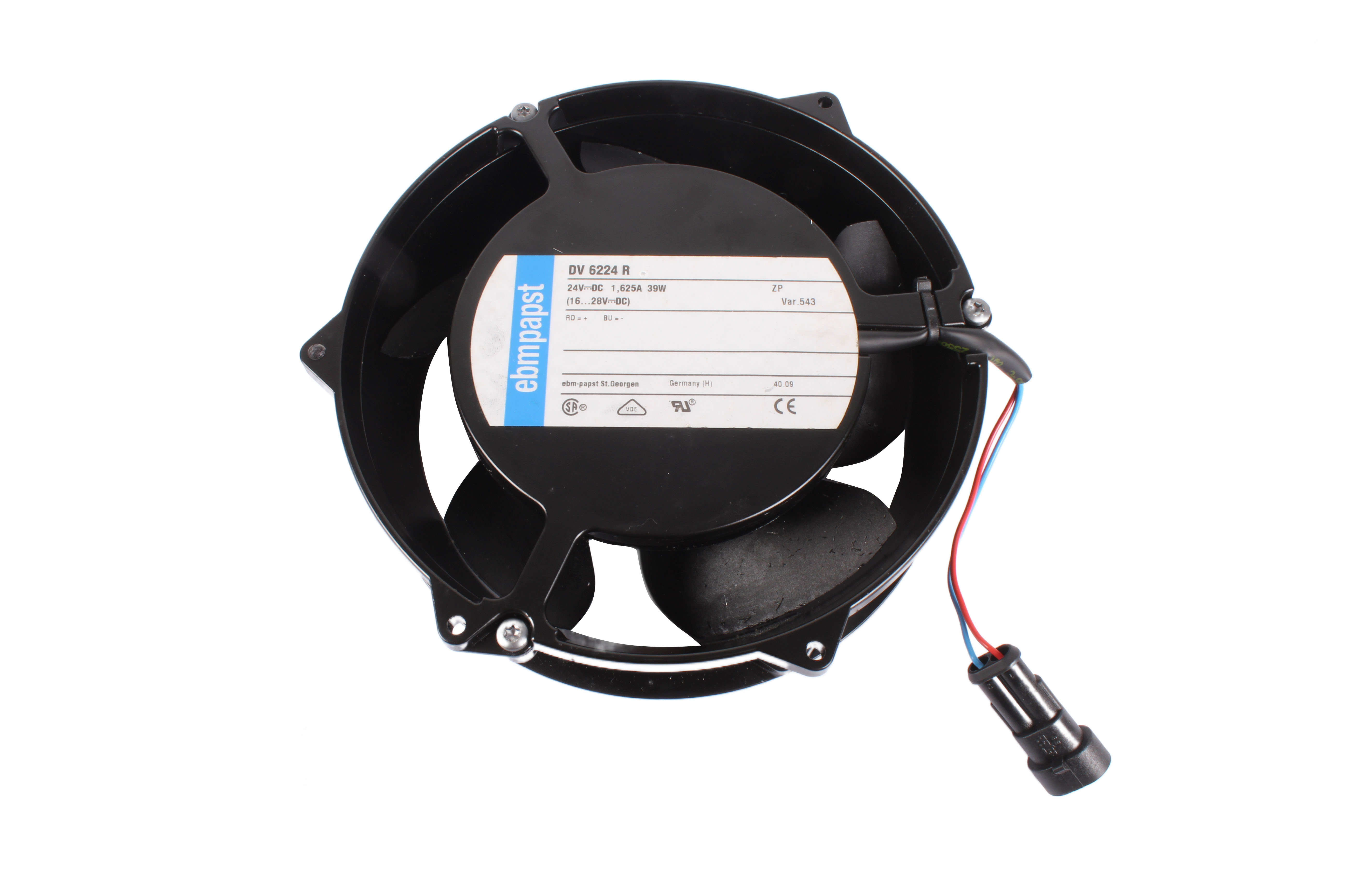 EBM PAPST DV6224R VENTILATEUR AXIAL 24V 0.039 KW 1.625A 