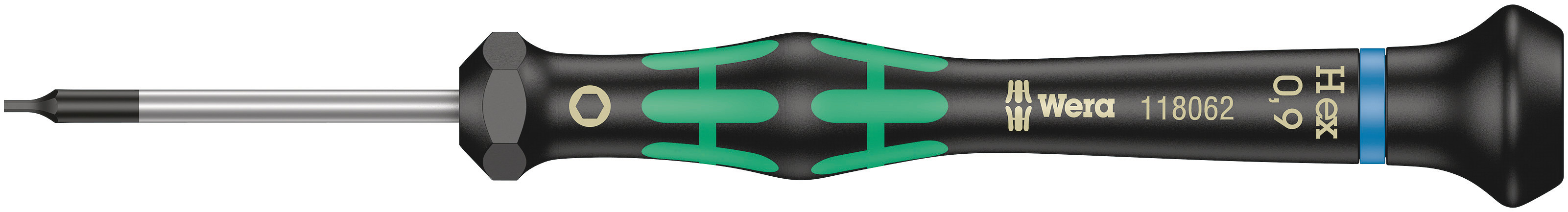 WERA 05118062001 2054 WKRĘTAK SZEŚCIOKĄTNY HEX-PLUS, PRECYZYJNY 40 MM 0.9 MM 