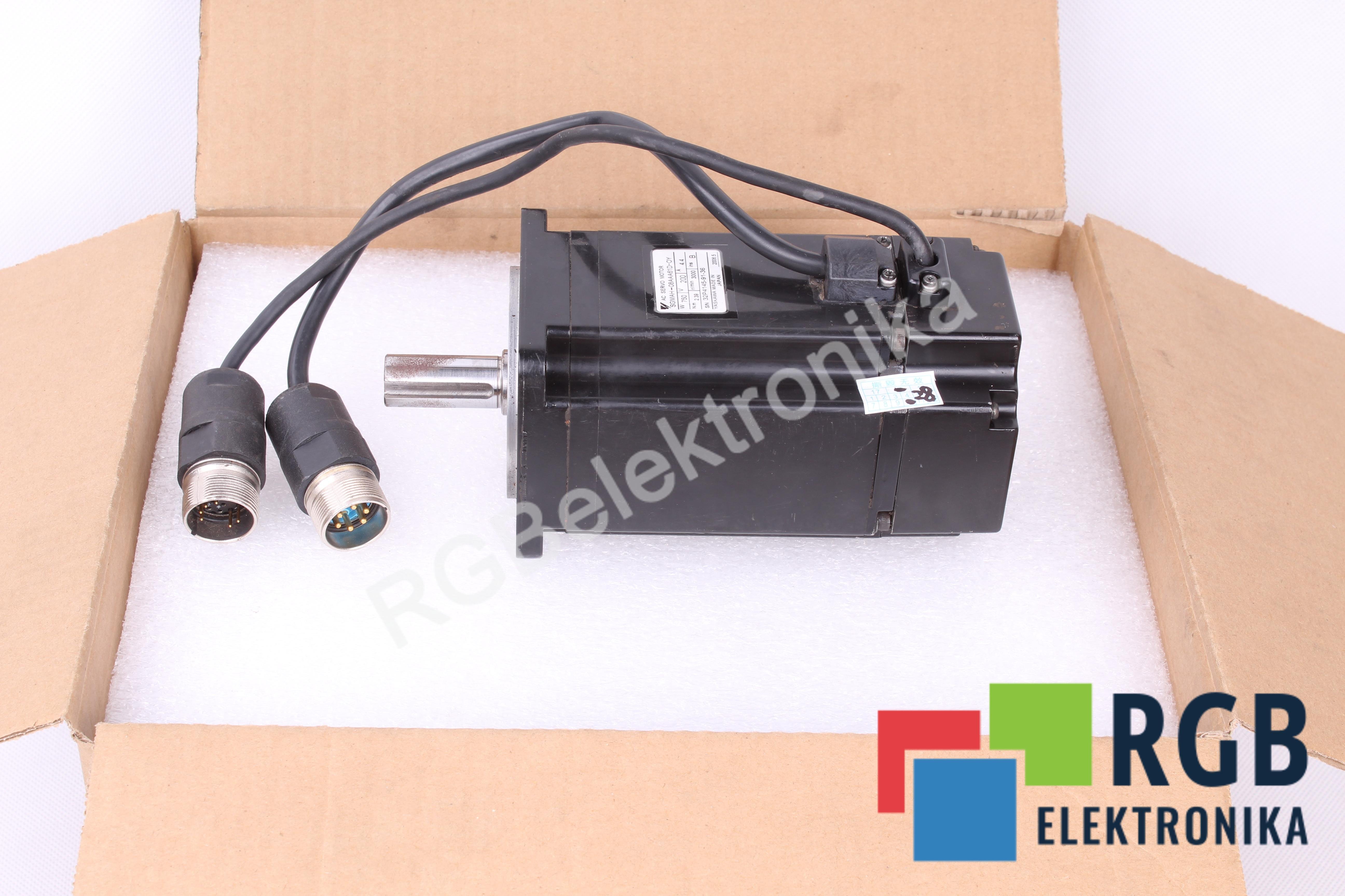 YASKAWA SGMAH-08AAA61D-OY SERVOMOTOR 075 KW 3000 OBR/MIN 