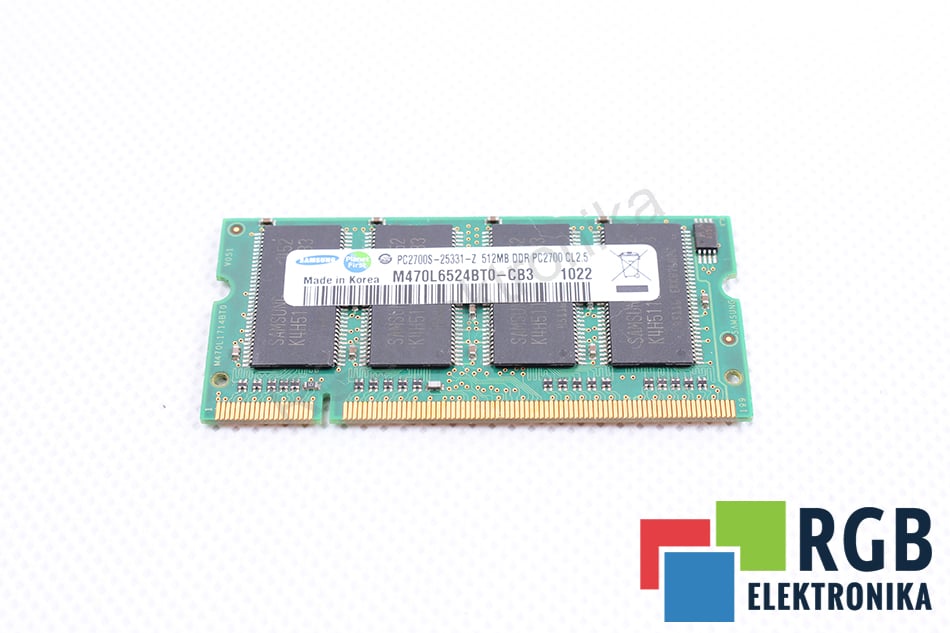 NEW PC2700S-25331-Z 512MB DDR PC2700 CL2.5 RAM MEMORY SAMSUNG