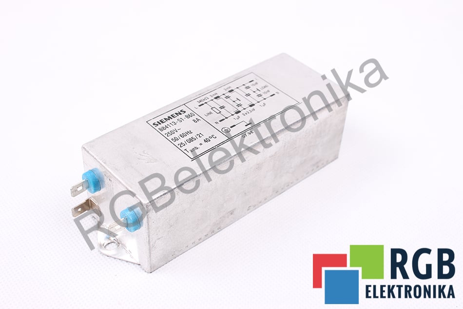 B84113-S1-B60 250VAC 8A 50/60HZ FILTR SIECIOWY SIEMENS