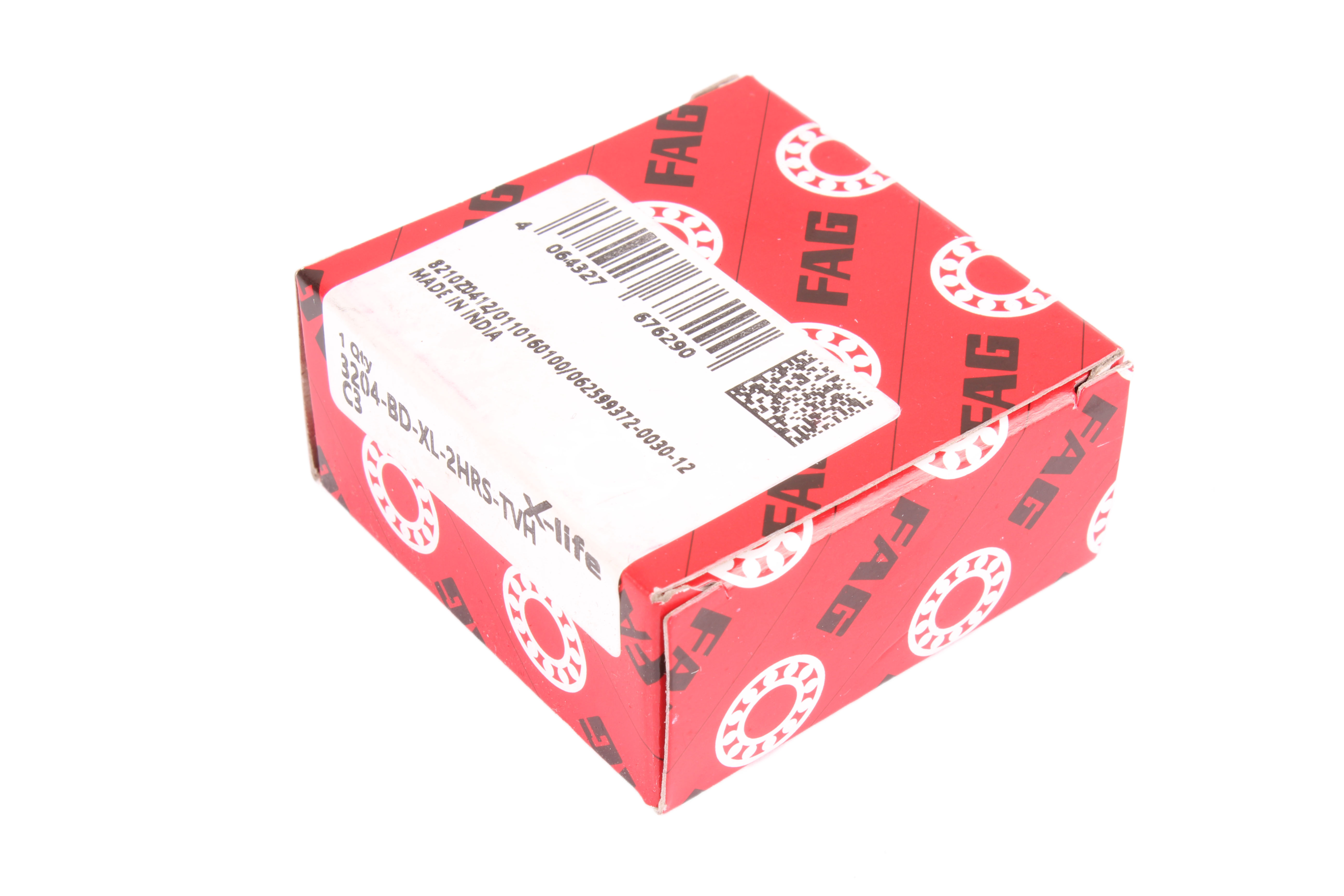 FAG 3204-BD-XL-2HRS-TVH-C3 20X47X20.6 ŁOŻYSKO KULKOWE ZWYKŁE 12100 OBR/MIN 20 MM 47 MM 20.6 MM 20.6 KN 12.1 KN 