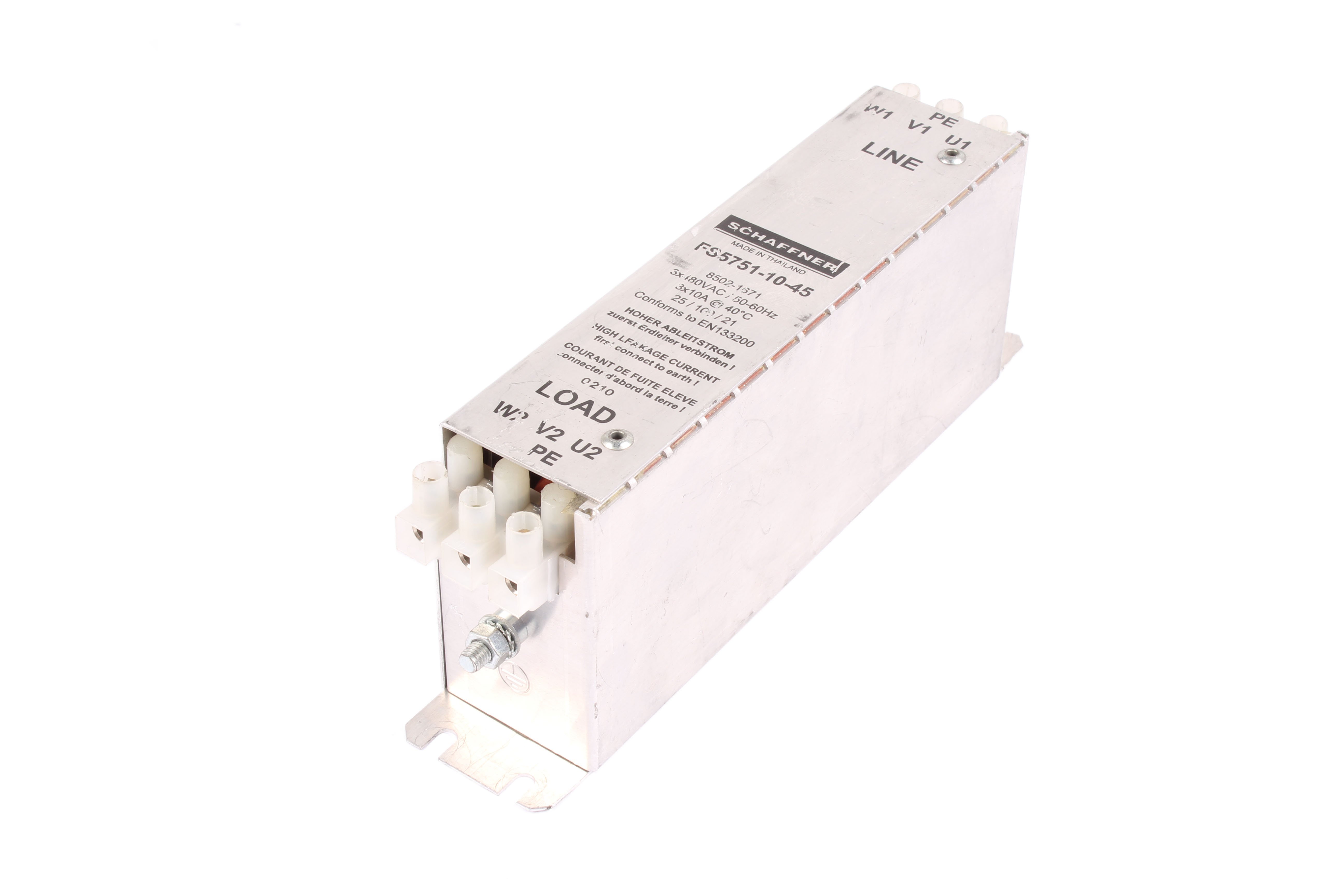 FILTR FS5751-10-45 480VAC 10A 50/60HZ SCHAFFNER