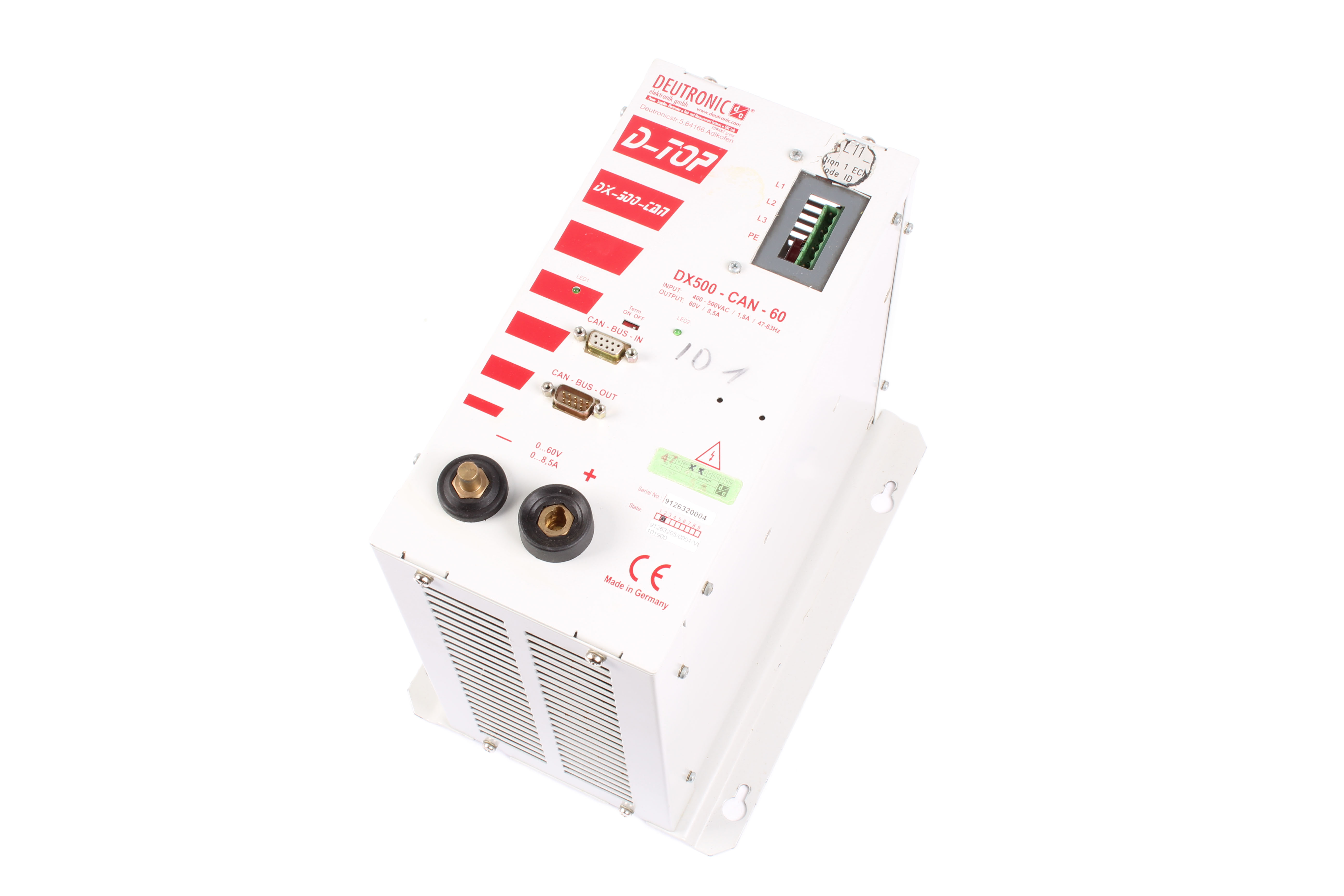 DEUTRONIC DX500-CAN-60 DX-500-CAN 60V 8.5A 
