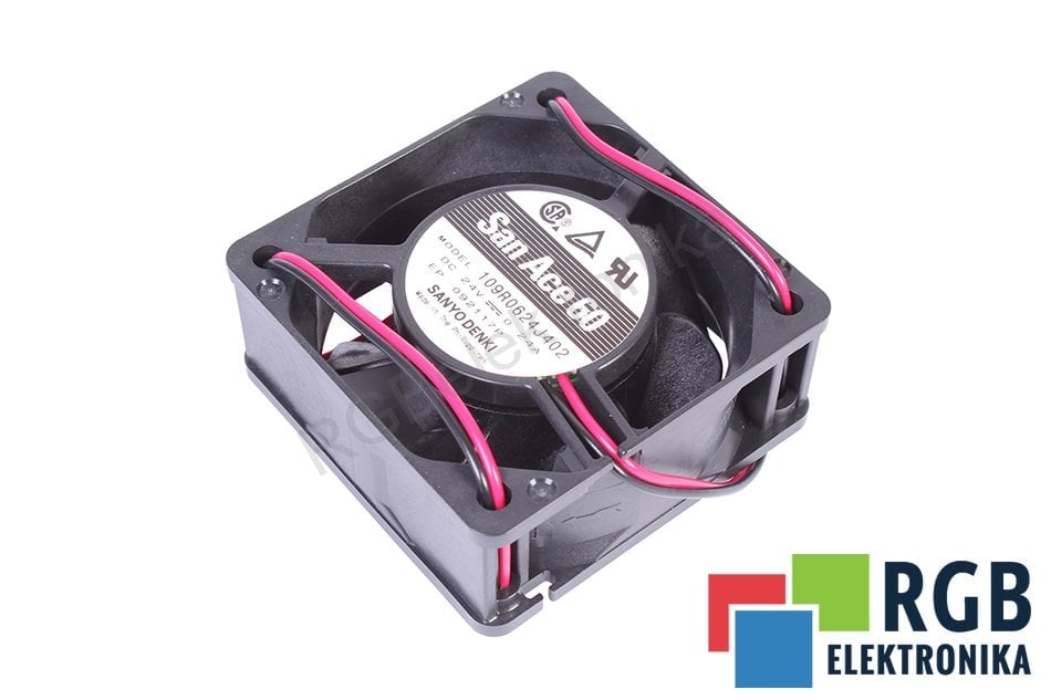 SANYO DENKI 109R0624J402 60X60X25MM 24V 0.24A 