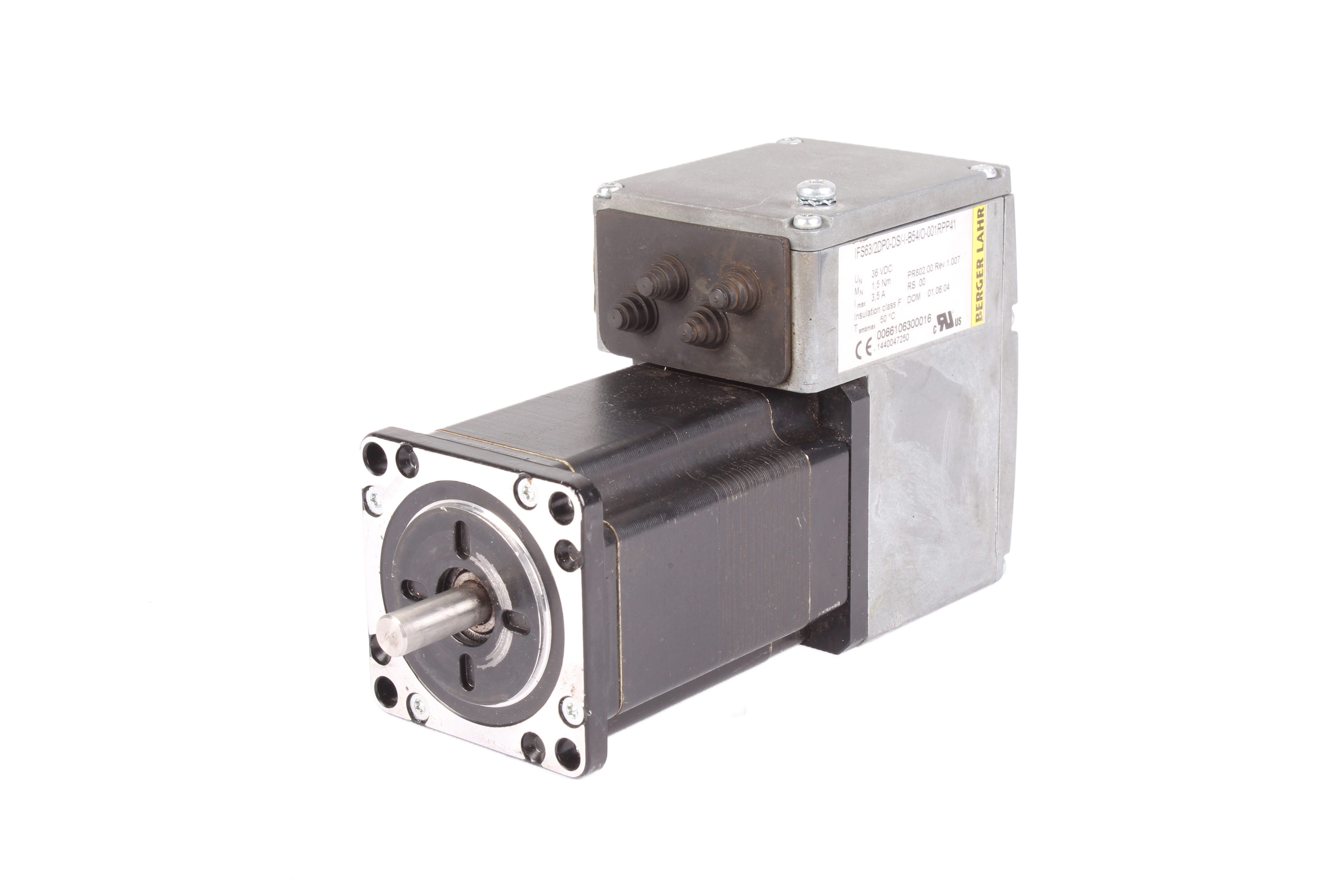 BERGER LAHR IFS63/2DP0-DS/-I-B54/O-01RPP41 SERVOMOTOR 36V 3.5A 1.5 NM 