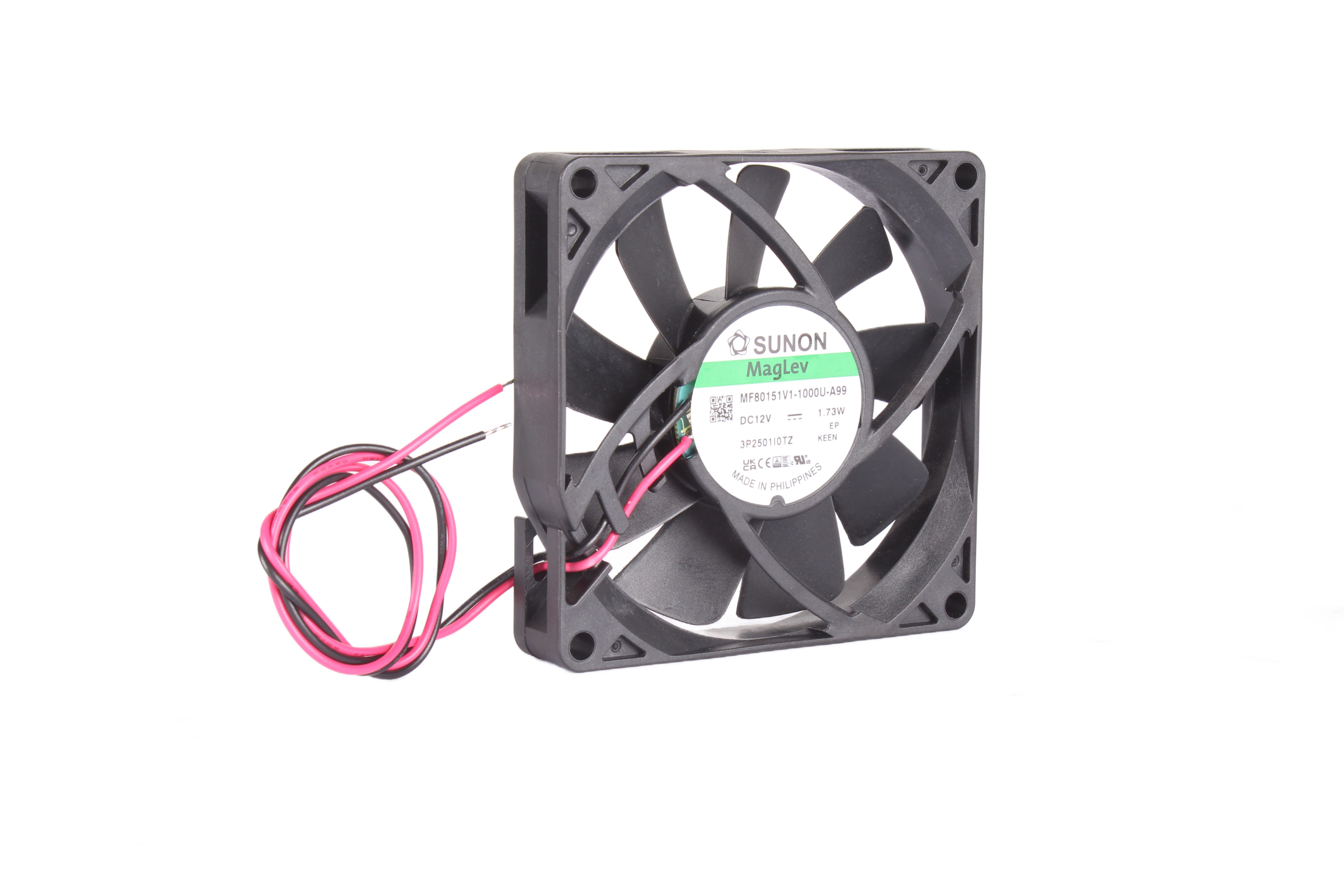 SUNON MF80151V1-1000U-A99 80X80X15MM 1.73W VENTILATEUR AXIAL 12V 80 MM 15 MM 80 MM 