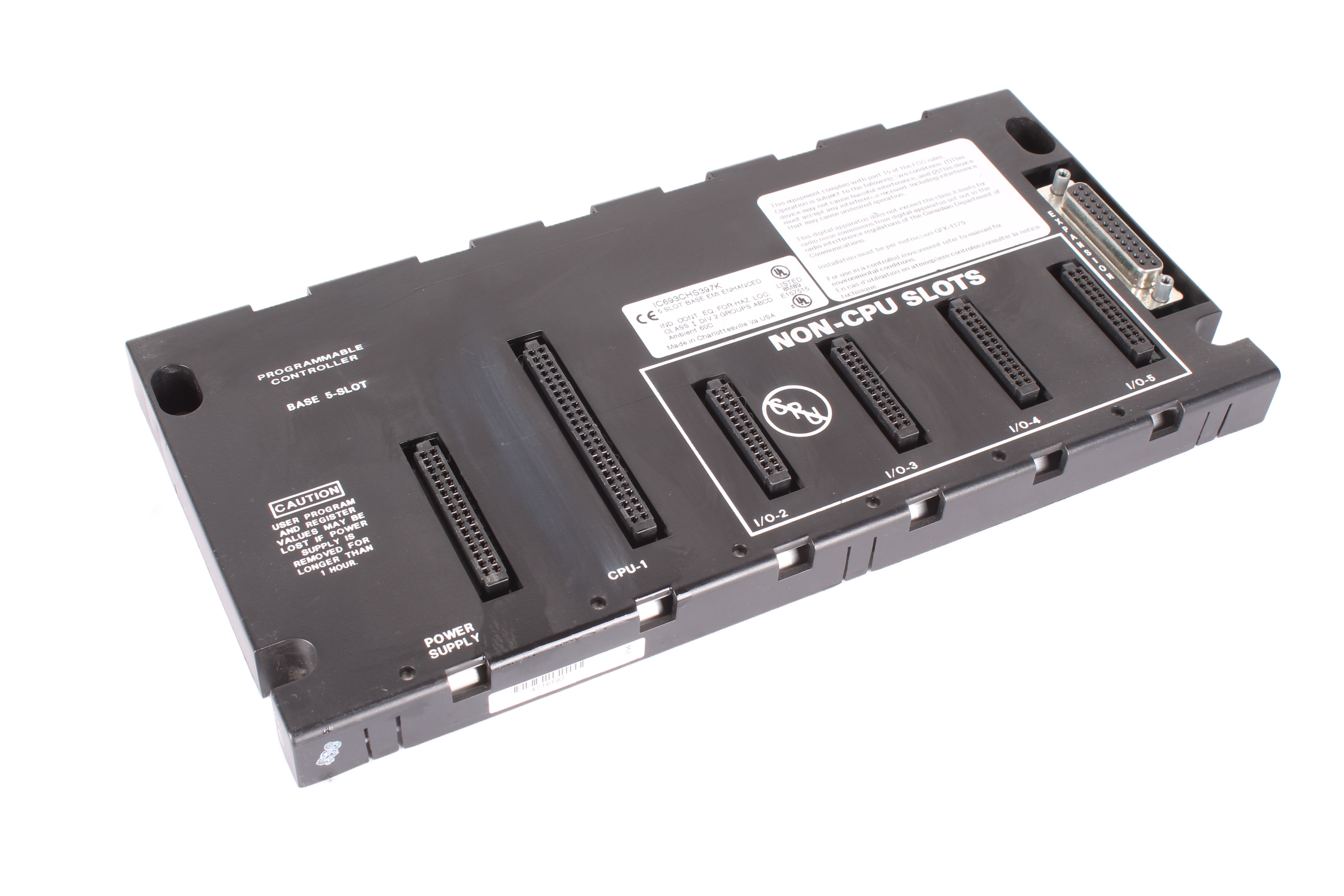 IC693CHS397K 5 SLOT BASE EMI ENHANCED GE FANUC