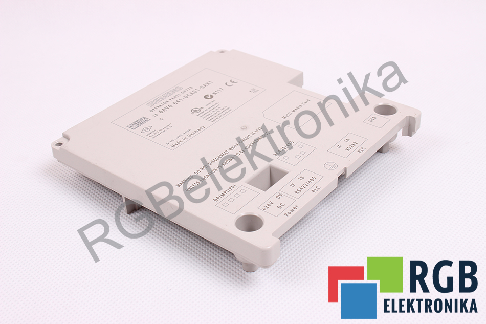 6AV6641-0CA01-0AX1 BACK COVER FOR OPERATOR PANEL OP77B SIEMENS