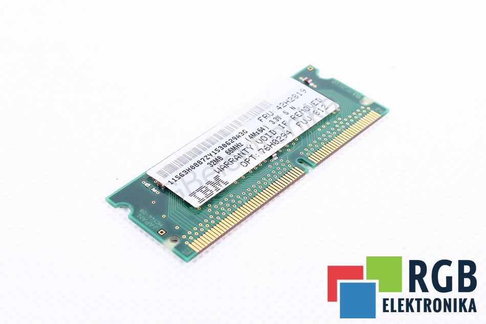 PAMIĘĆ RAM MB8504S064AE-100L PC100 64MB SDRAM IBM