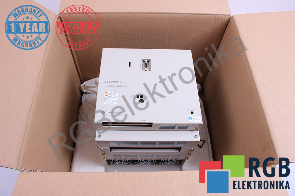SGDB-44ADG IN 24.0A OUT 0-230VAC 32.8A 4.4KW 5.90HP SERVOPACK YASKAWA