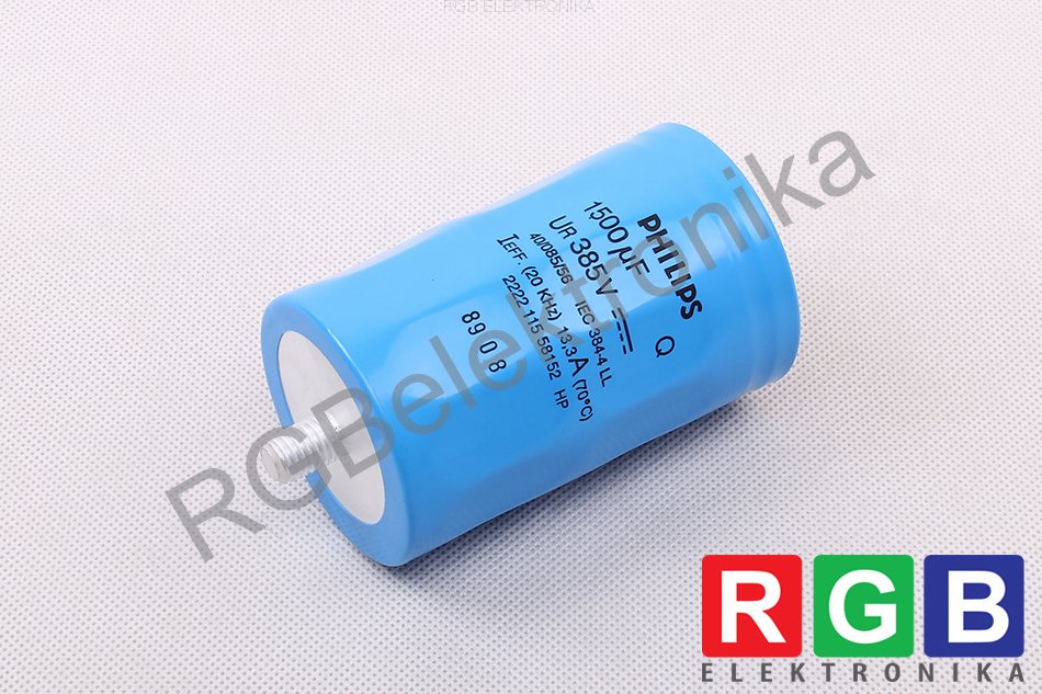 40/085/56 2222 115 58152 HP 1500UF UR385V KONDENSATOR PHILIPS