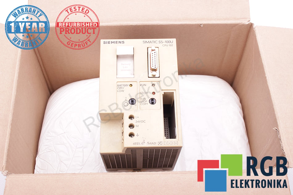 SIEMENS 6ES5102-8MA01 MÓDULO CPU 