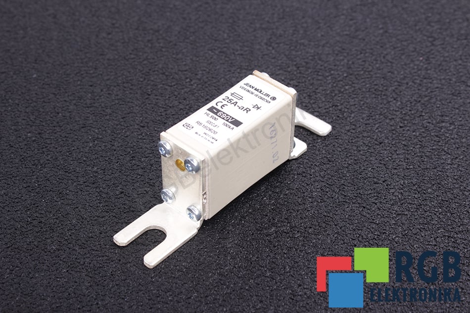 NOWY BEZPIECZNIK TOPIKOWY DIN80 NH00 25A 690V JEAN MULLER