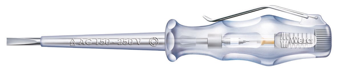 WERA 05005655001 247 JEDNOBIEGUNOWY TESTER FAZY 70 MM 3 MM 0.5 MM 3 MM 