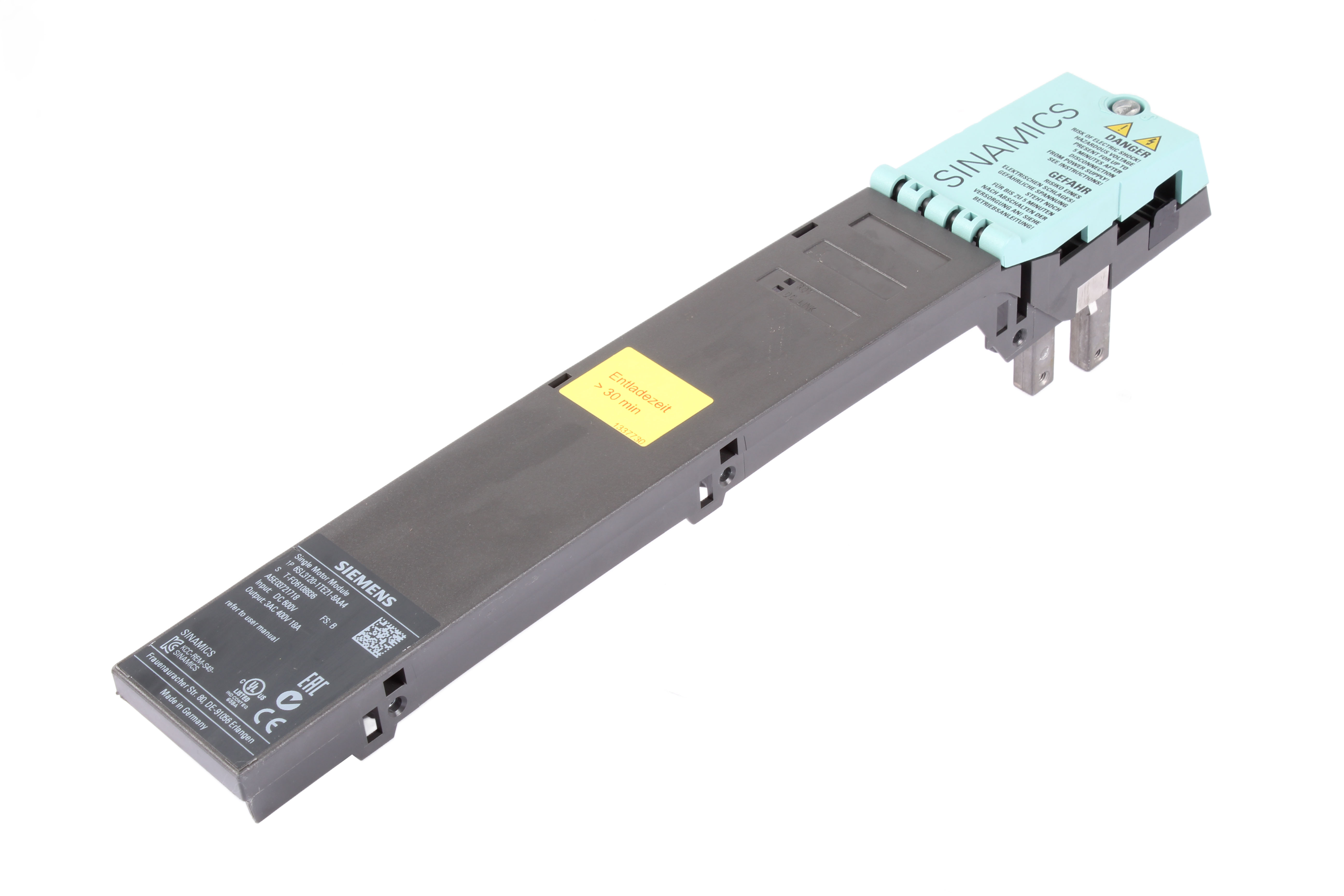 SIEMENS 6SL3120-1TE21-8AA4 COVER A5E02361544 A5E02358966 FRONT OBUDOWY 