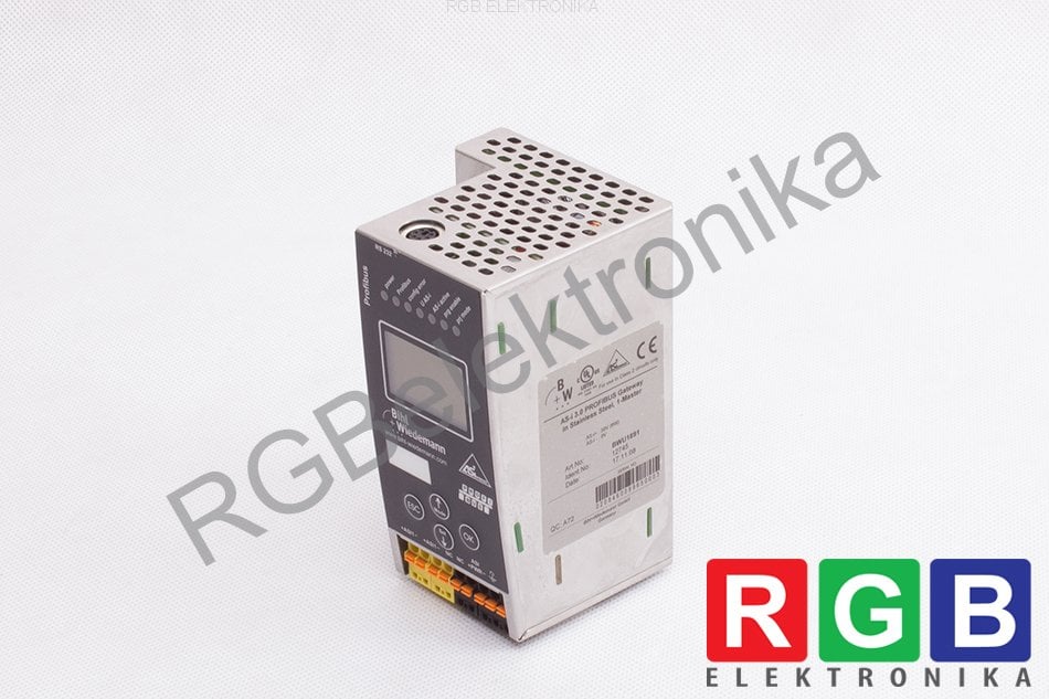 BWU1891 12745 AS-I 3.0 PROFIBUS GATEWAY IN STAINLESS STEEL 1-MASTER BIHL WIEDEMANN