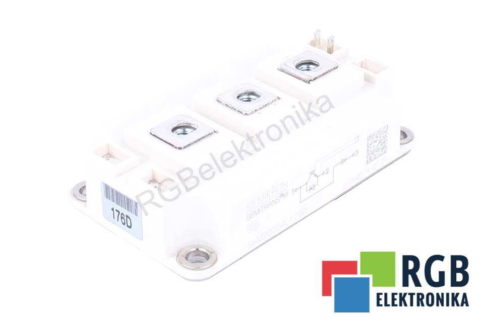 SKM200GAL176D SEMITRANS M SEMIKRON MODUŁ IGBT 150A 1700V